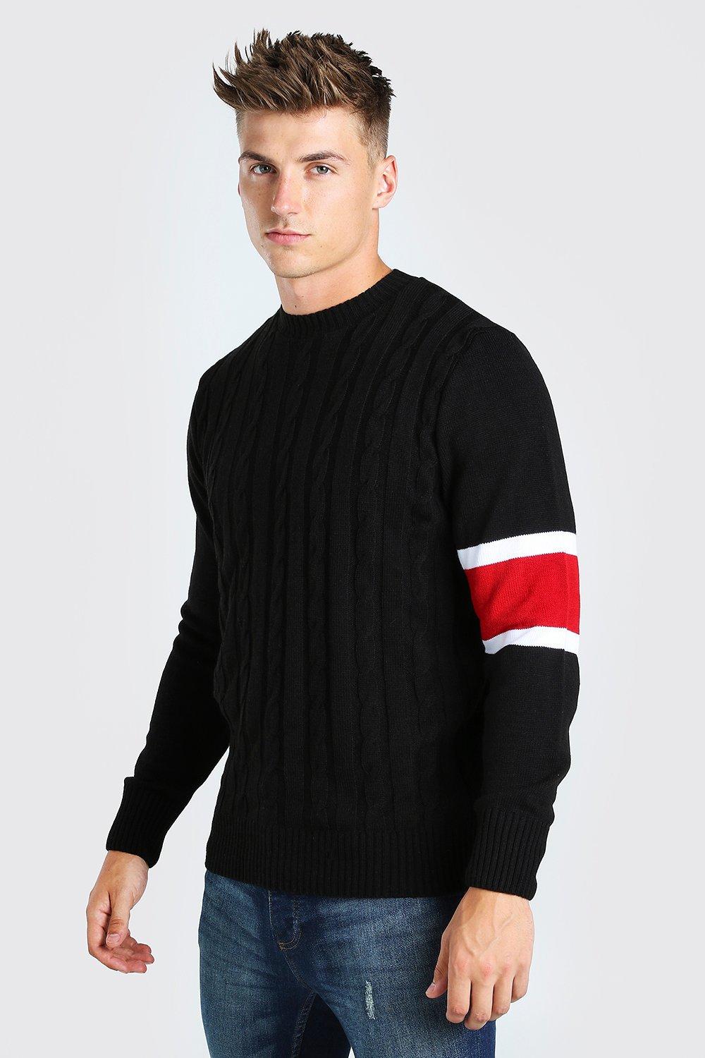 boohooman black jumper