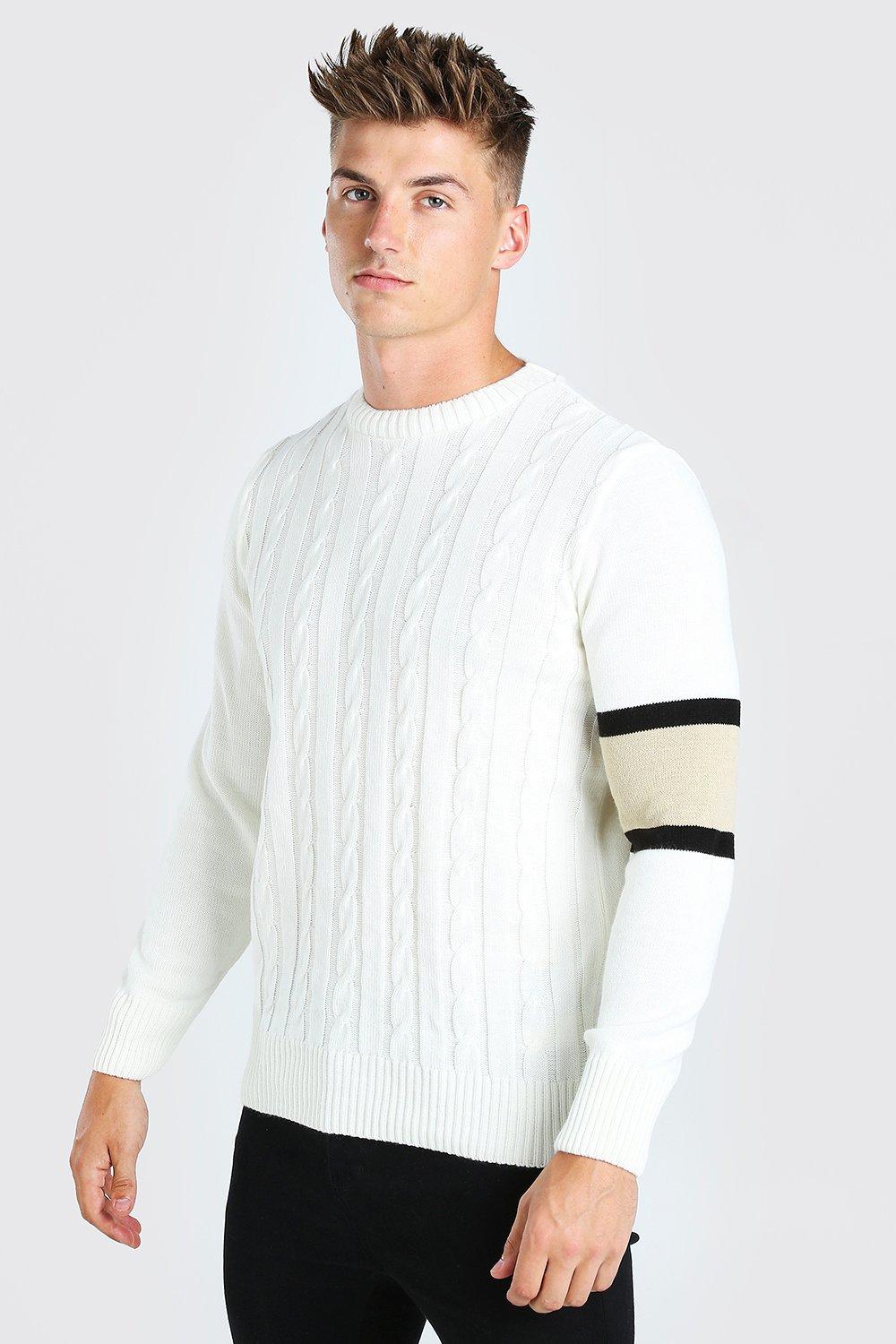 boohooman white jumper