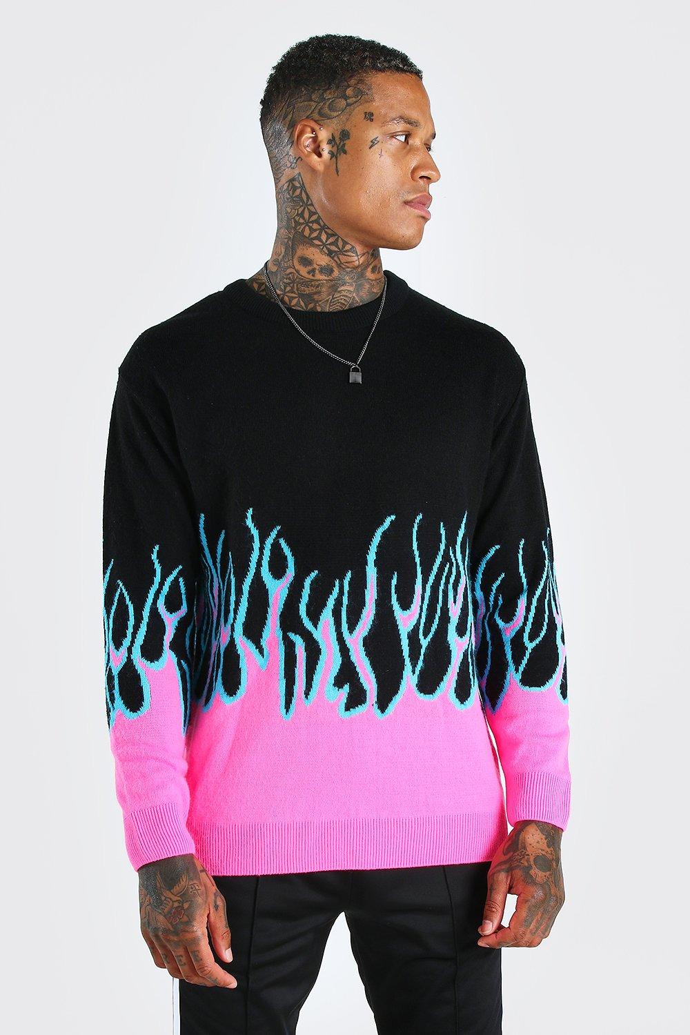 boohooman pink jumper