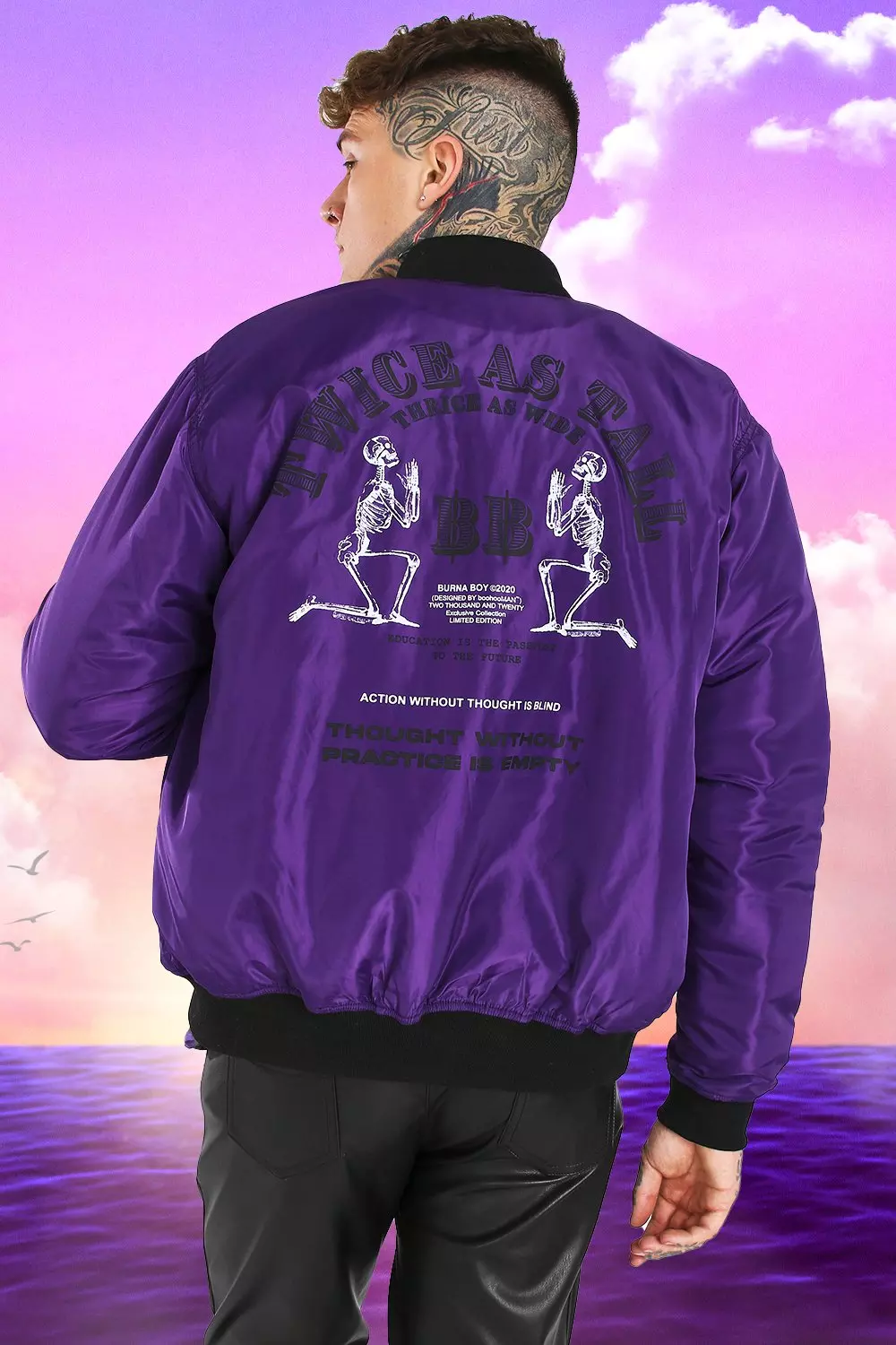 Bomber jacket back print store