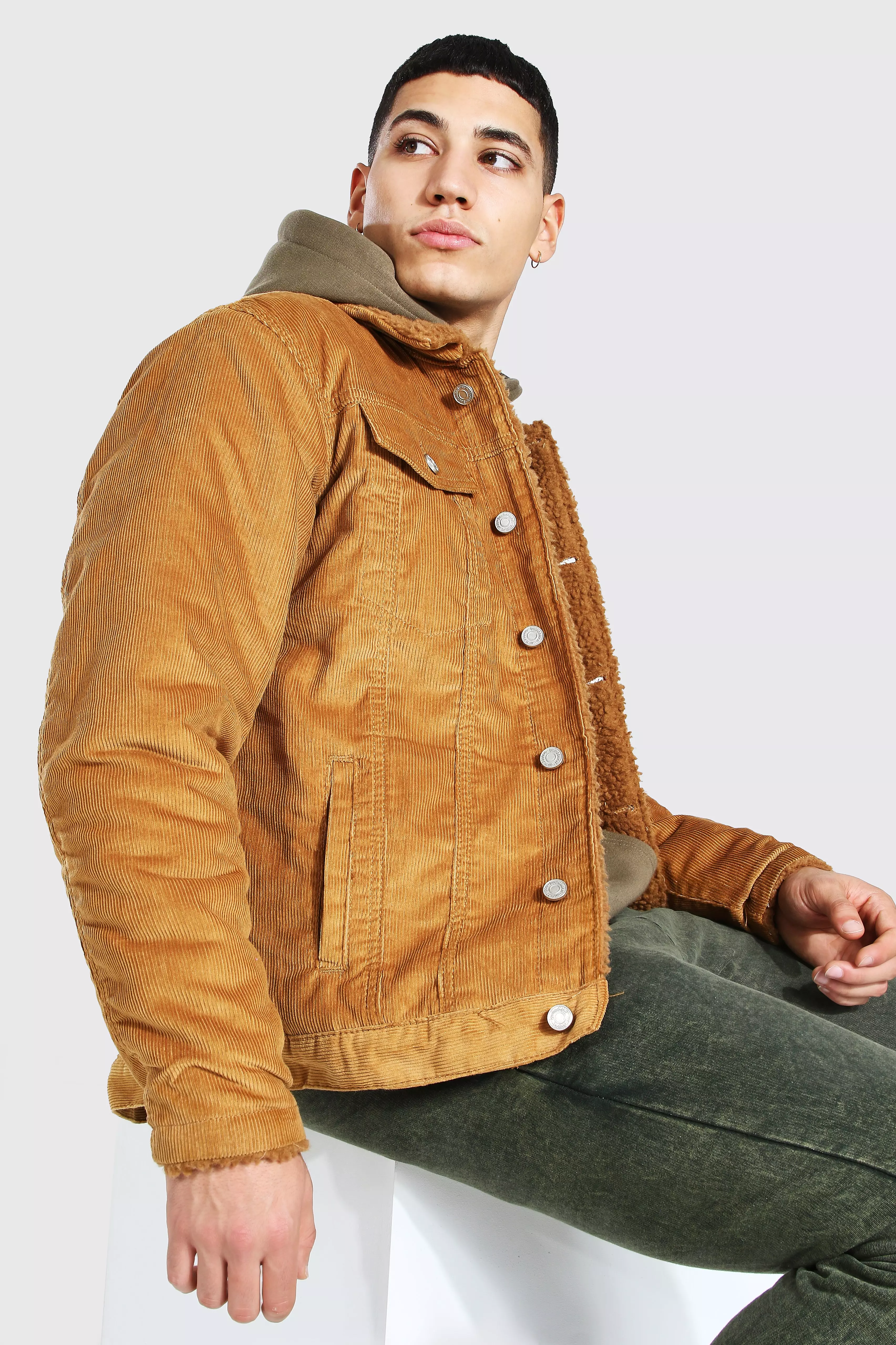 Borg lined coach jacket best sale