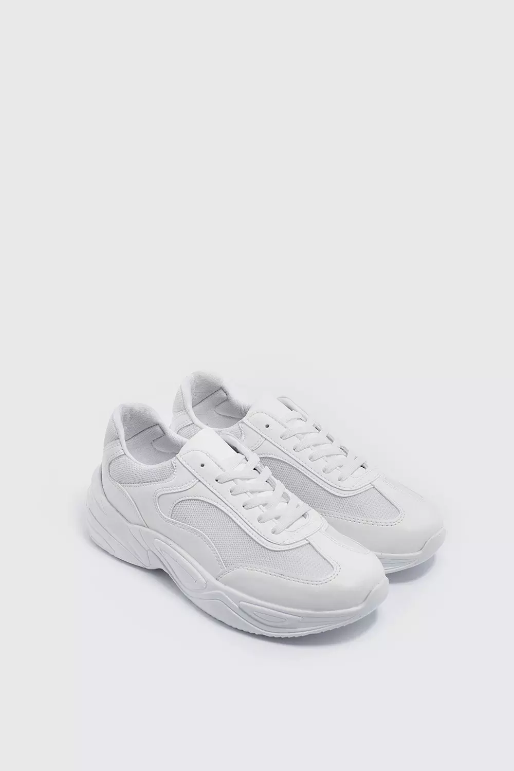 Extended Sole Chunky Trainer boohooMAN UK