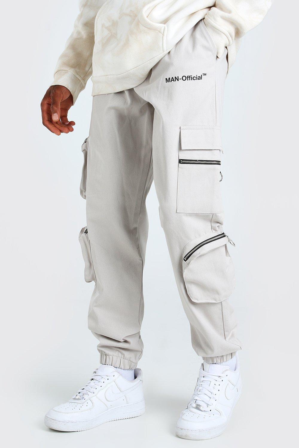 boohooman cargo trousers