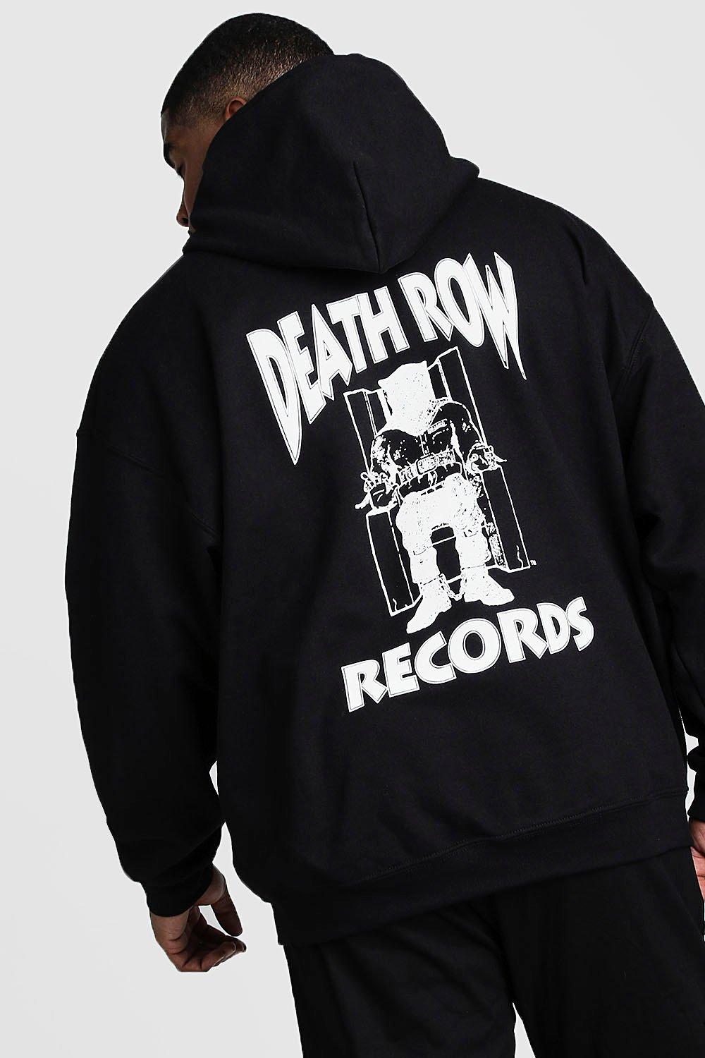 Details about   Death Row Records Electric Chair Hip Hop Hoody Black