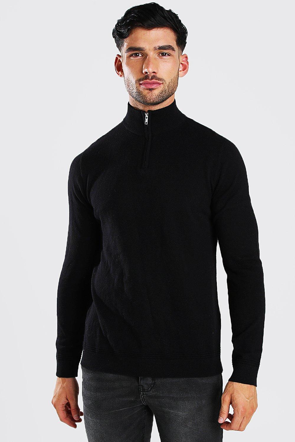 Boohooman half zip online jumper