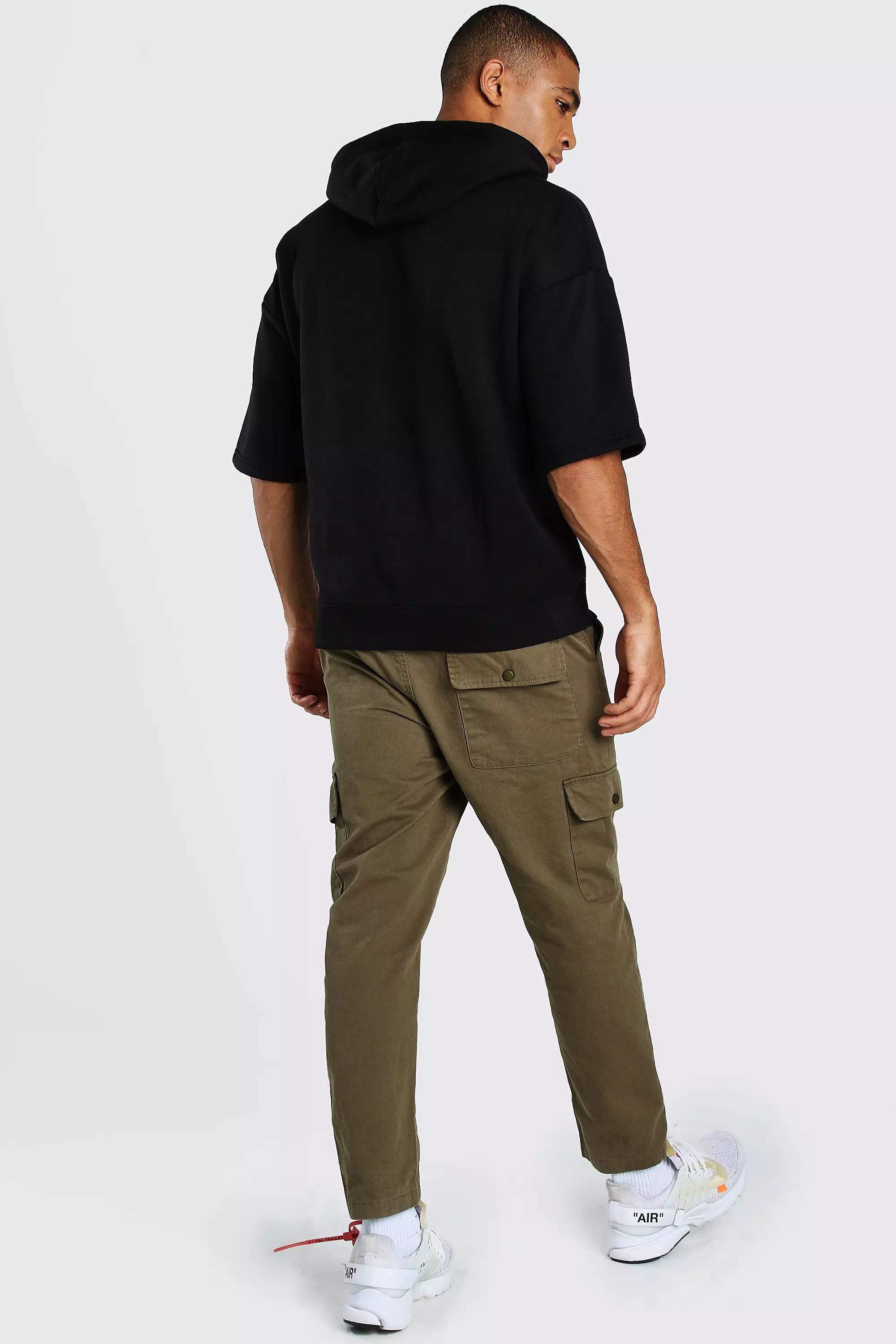 Short Sleeve Hoodie boohooMAN IE