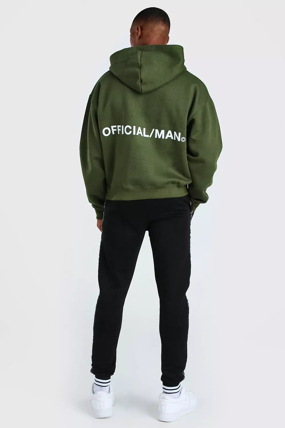 Oversized Official MAN Boxy Fit Hoodie | boohooMAN USA