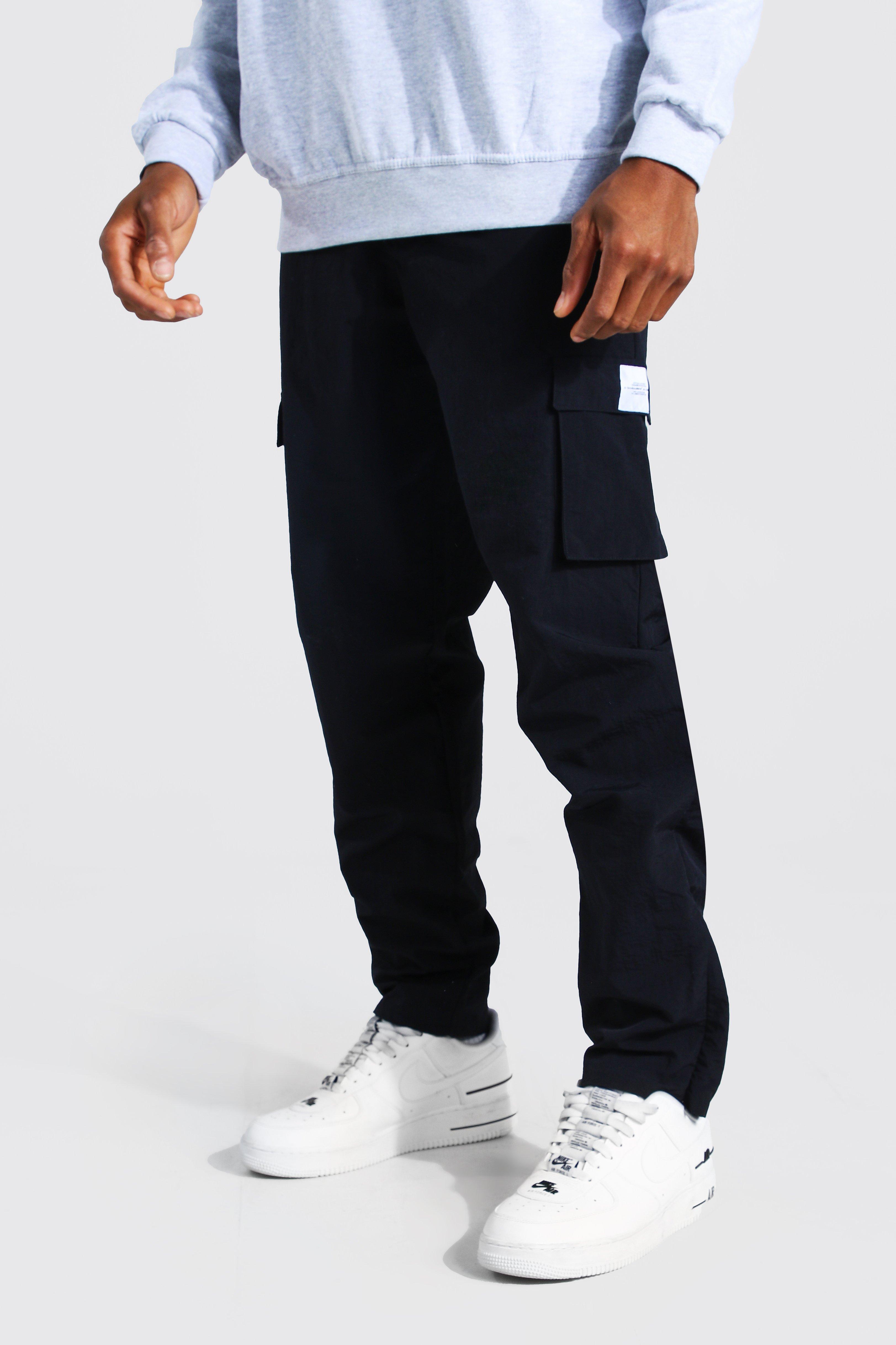 Shell Cargo Pocket Straight Leg Pants