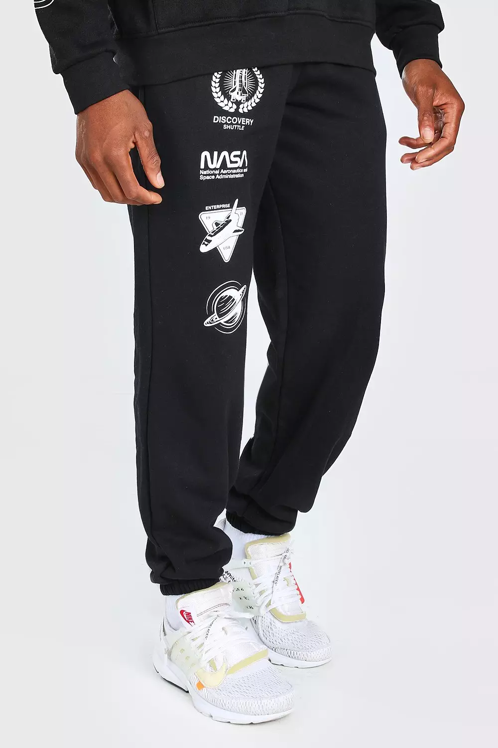 NASA Logo License Jogger boohooMAN