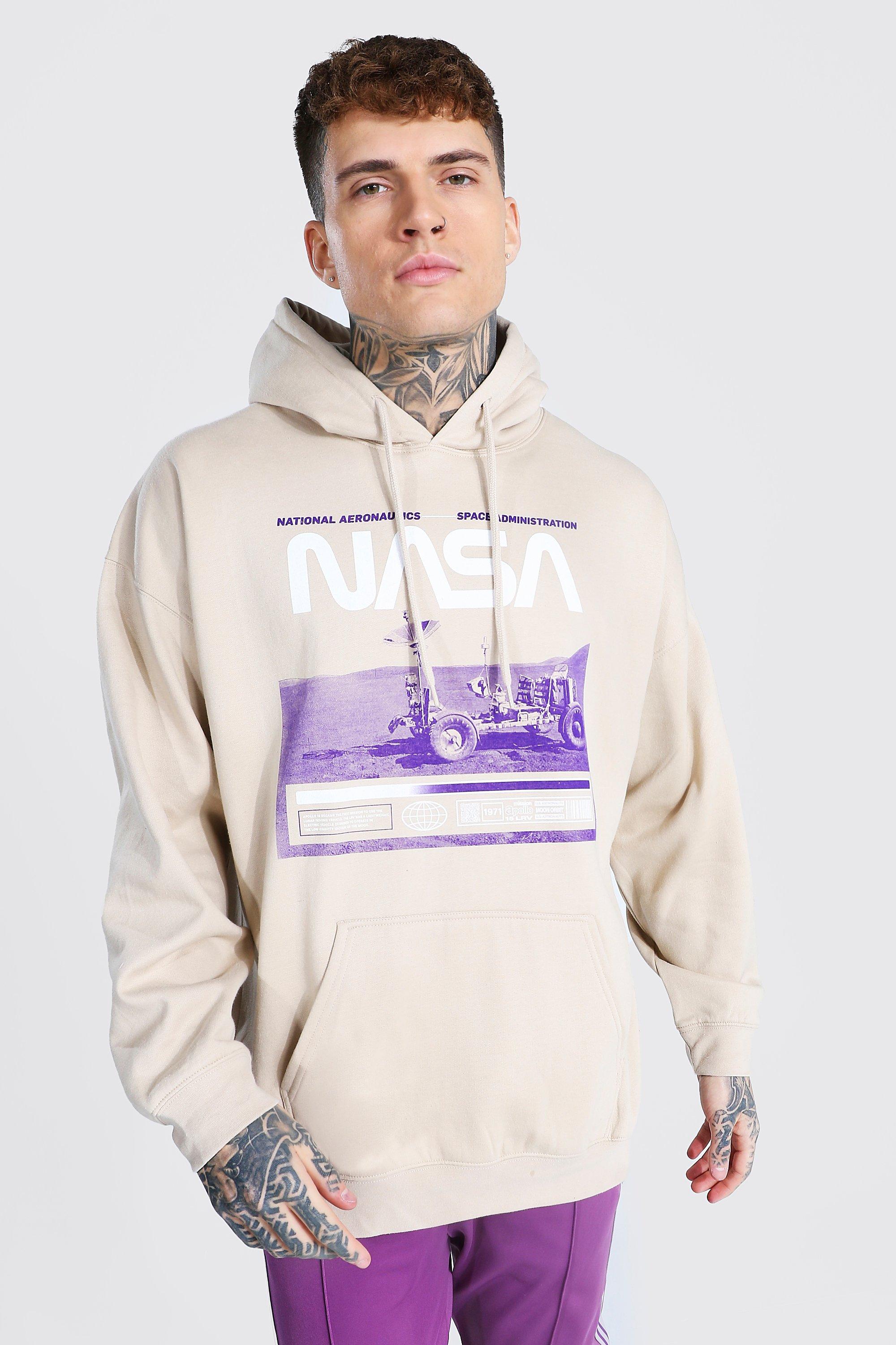 Oversized Nasa License Hoodie boohooMAN