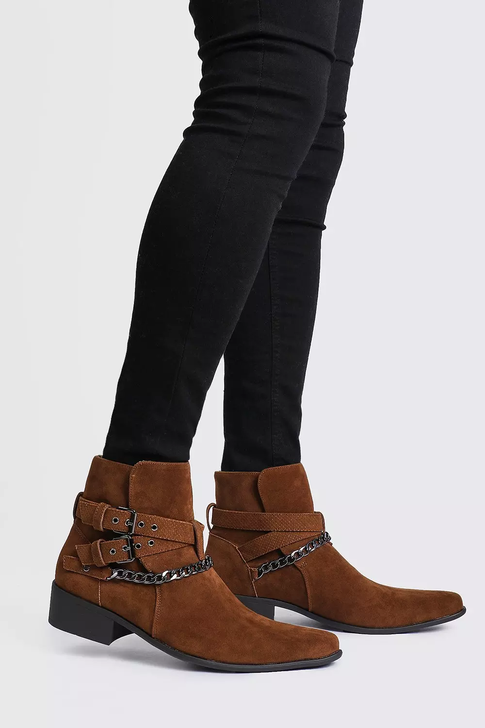 Bandana Chelsea Boot boohooMAN USA