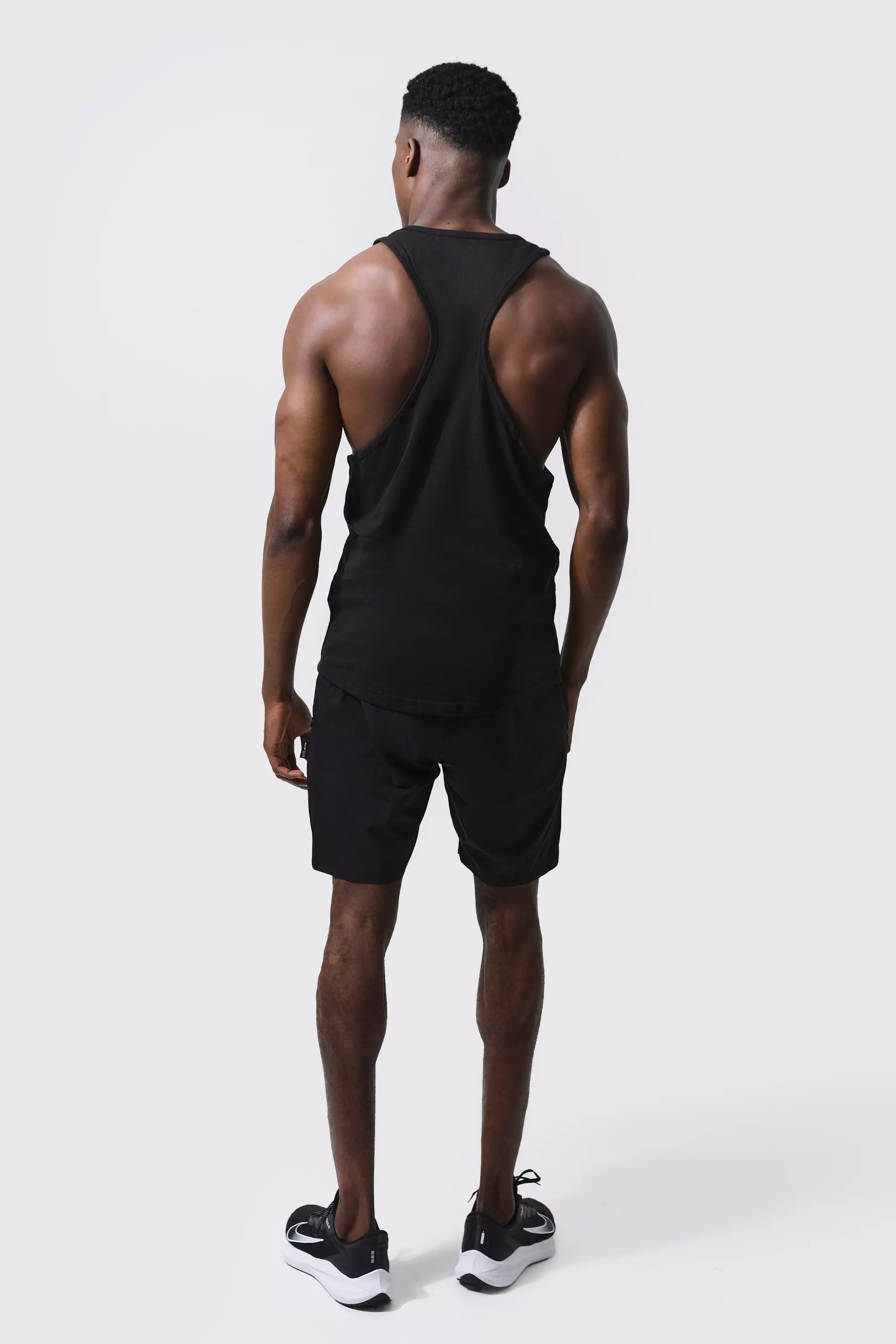 Multi Man Active Gym 2 Pack Gym Regular Fit Racer Vests alternative image