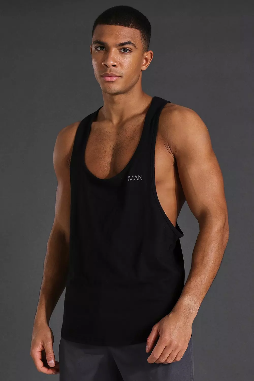 Multi Man Active Gym 2 Pack Gym Regular Fit Racer Vests alternative image