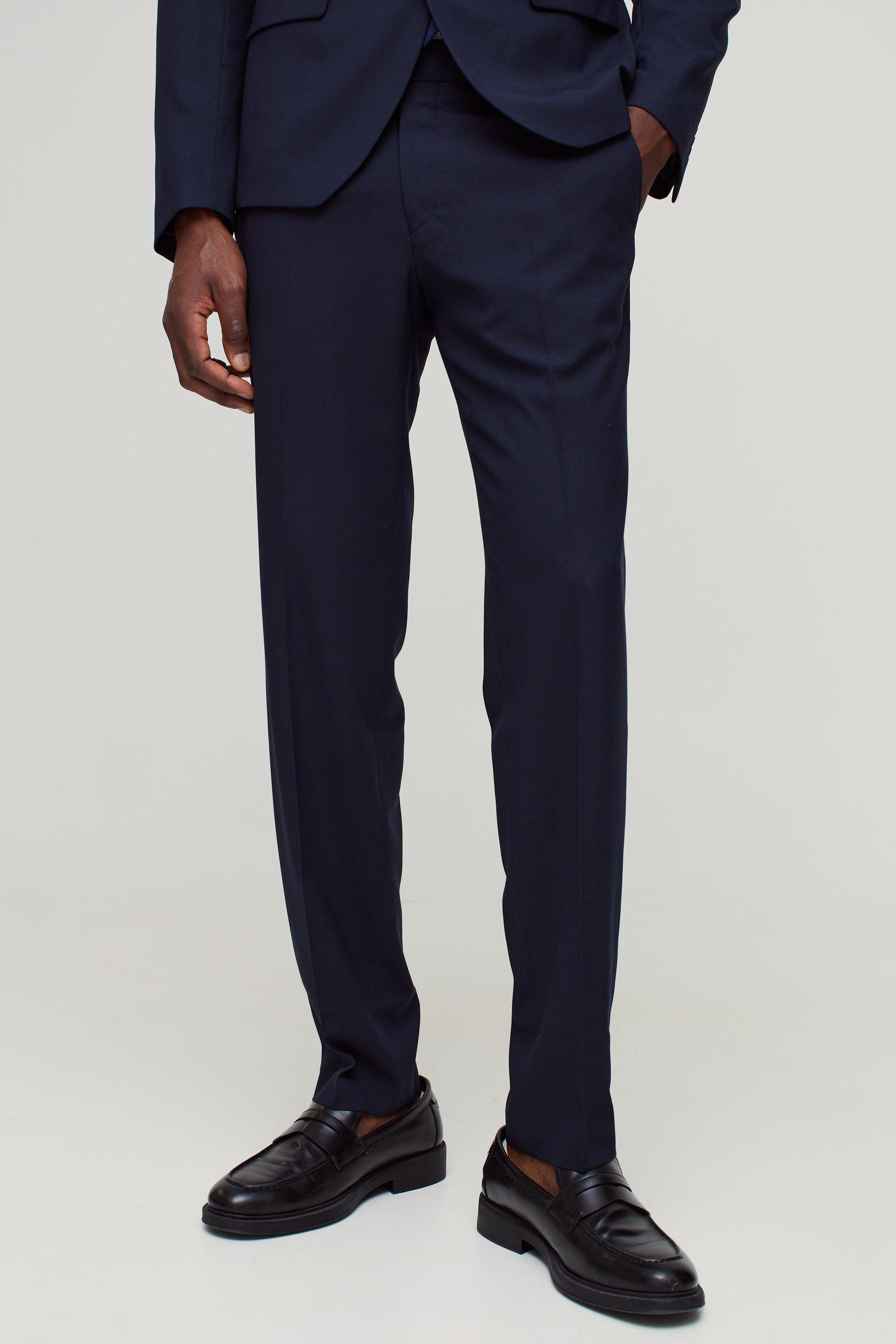 Slim Navy Suit Trousers