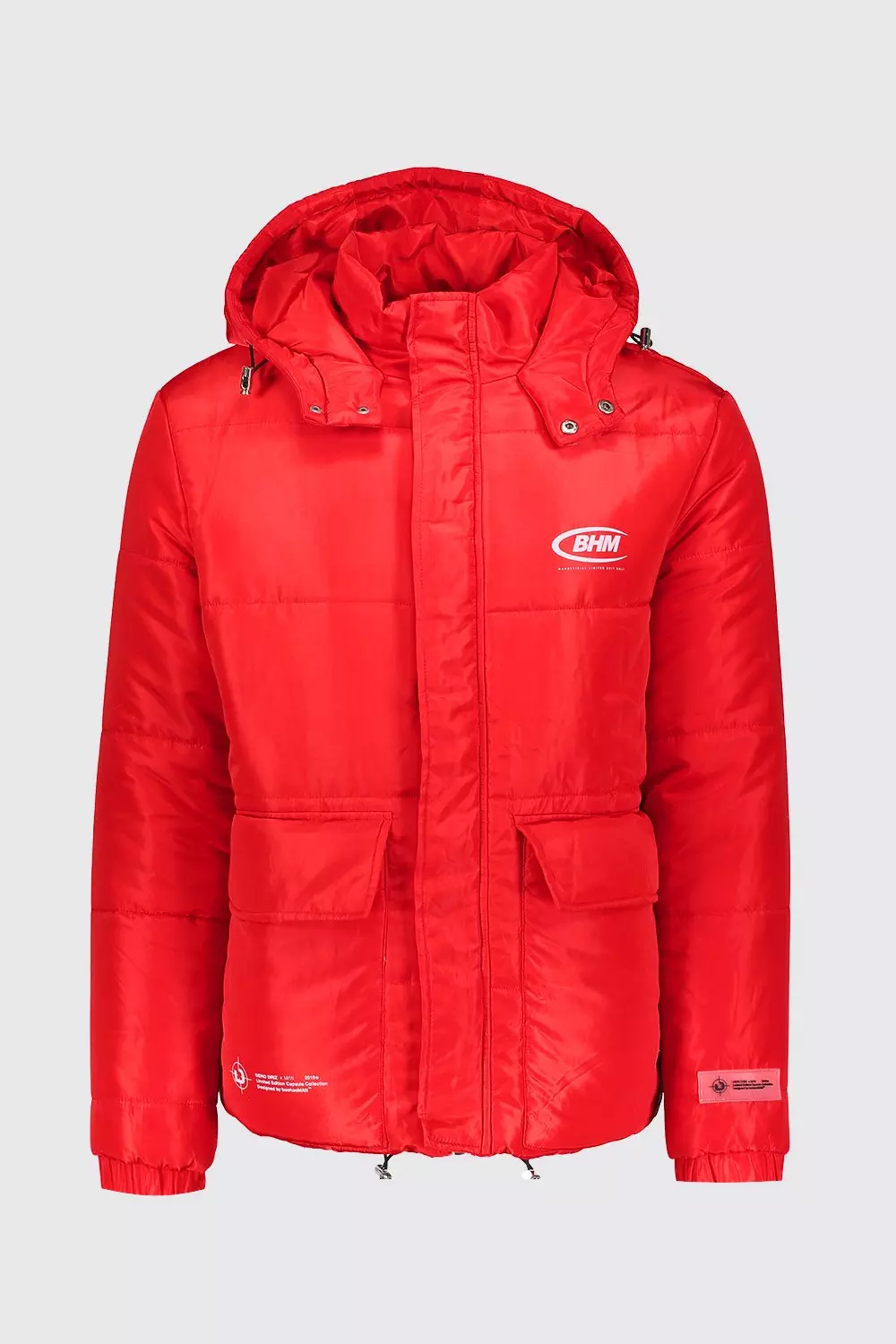 Deno Driz Puffer Jacket With BHM Print alternative image