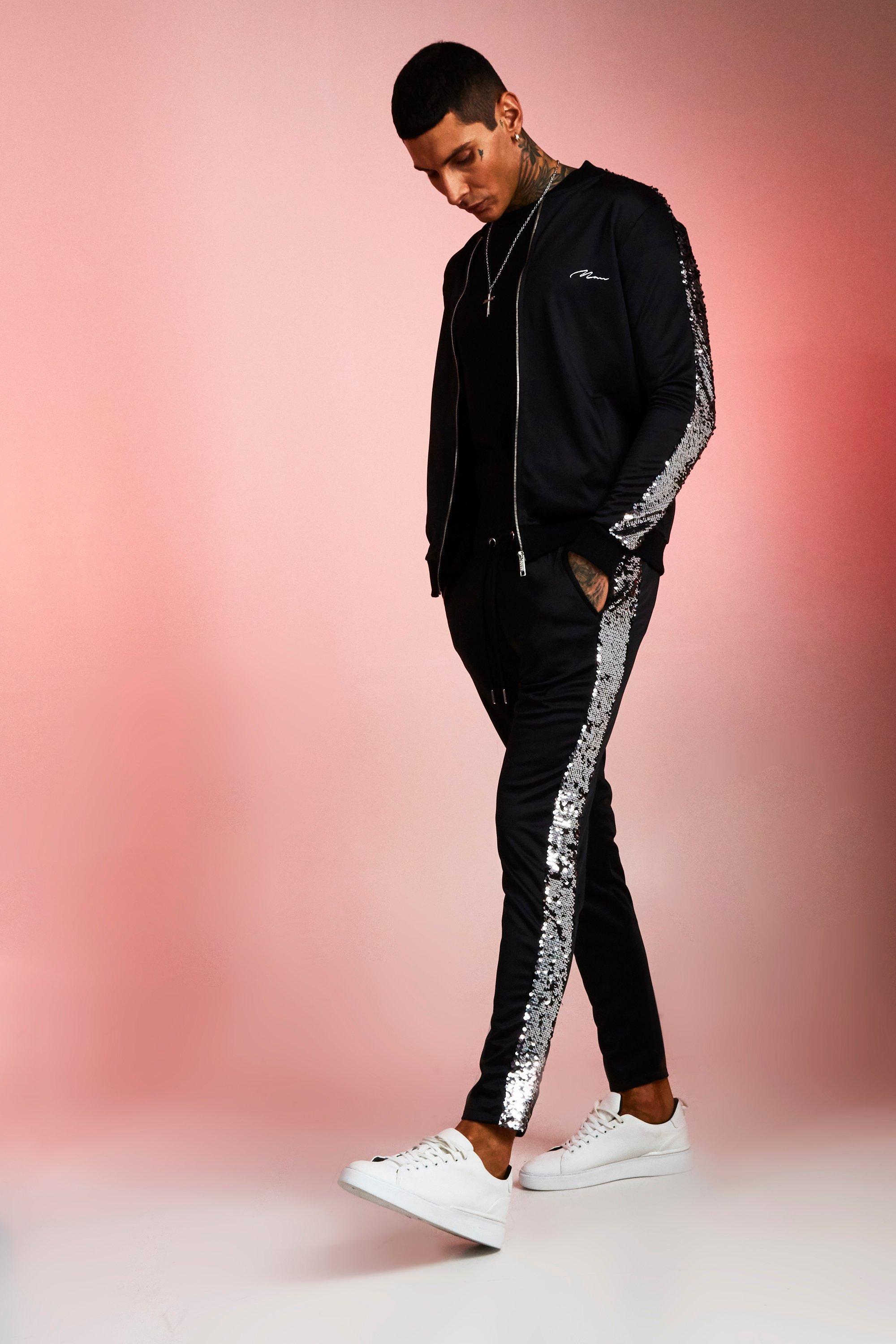 Glitter tracksuit online