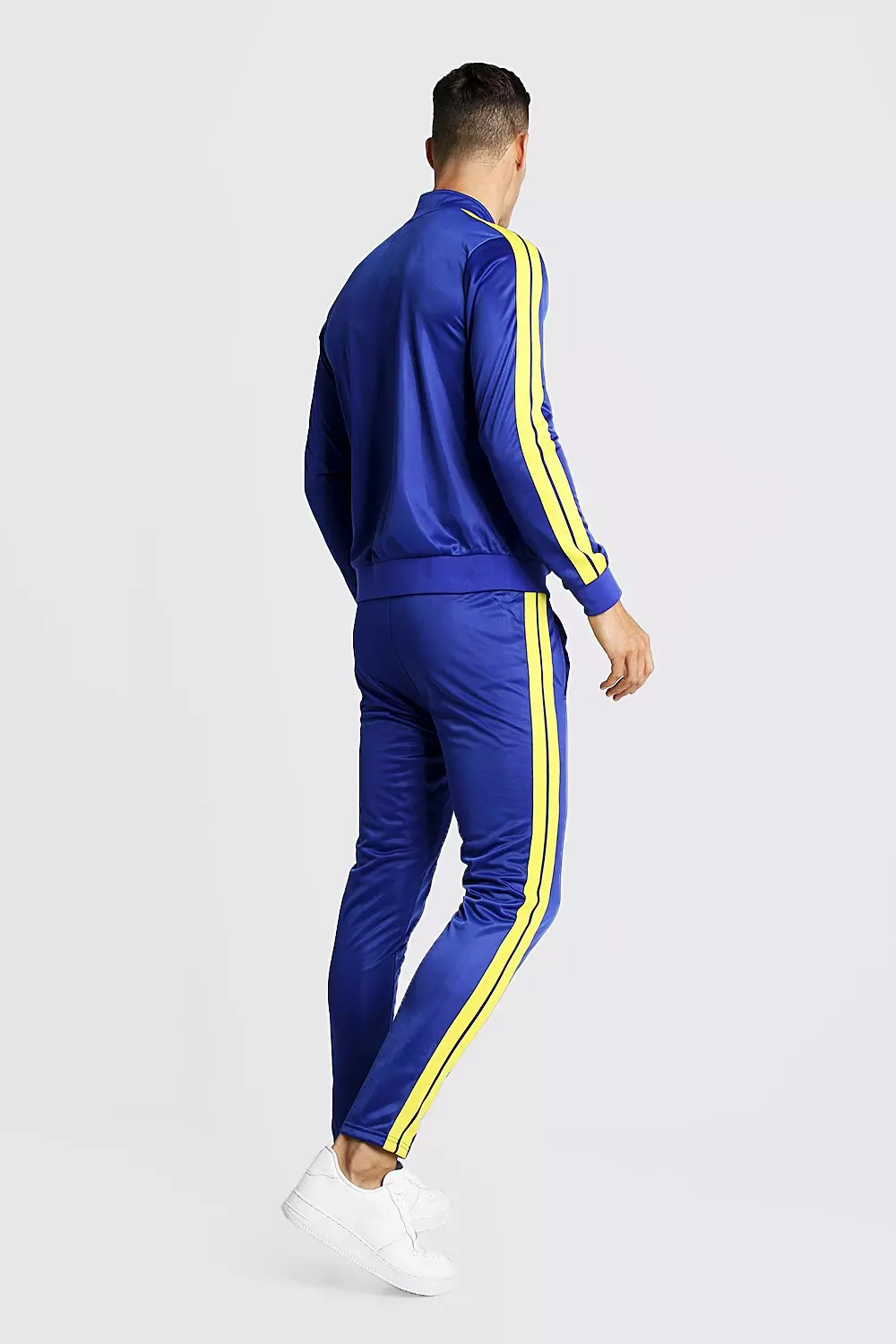 Boohooman skinny fit tracksuit hotsell