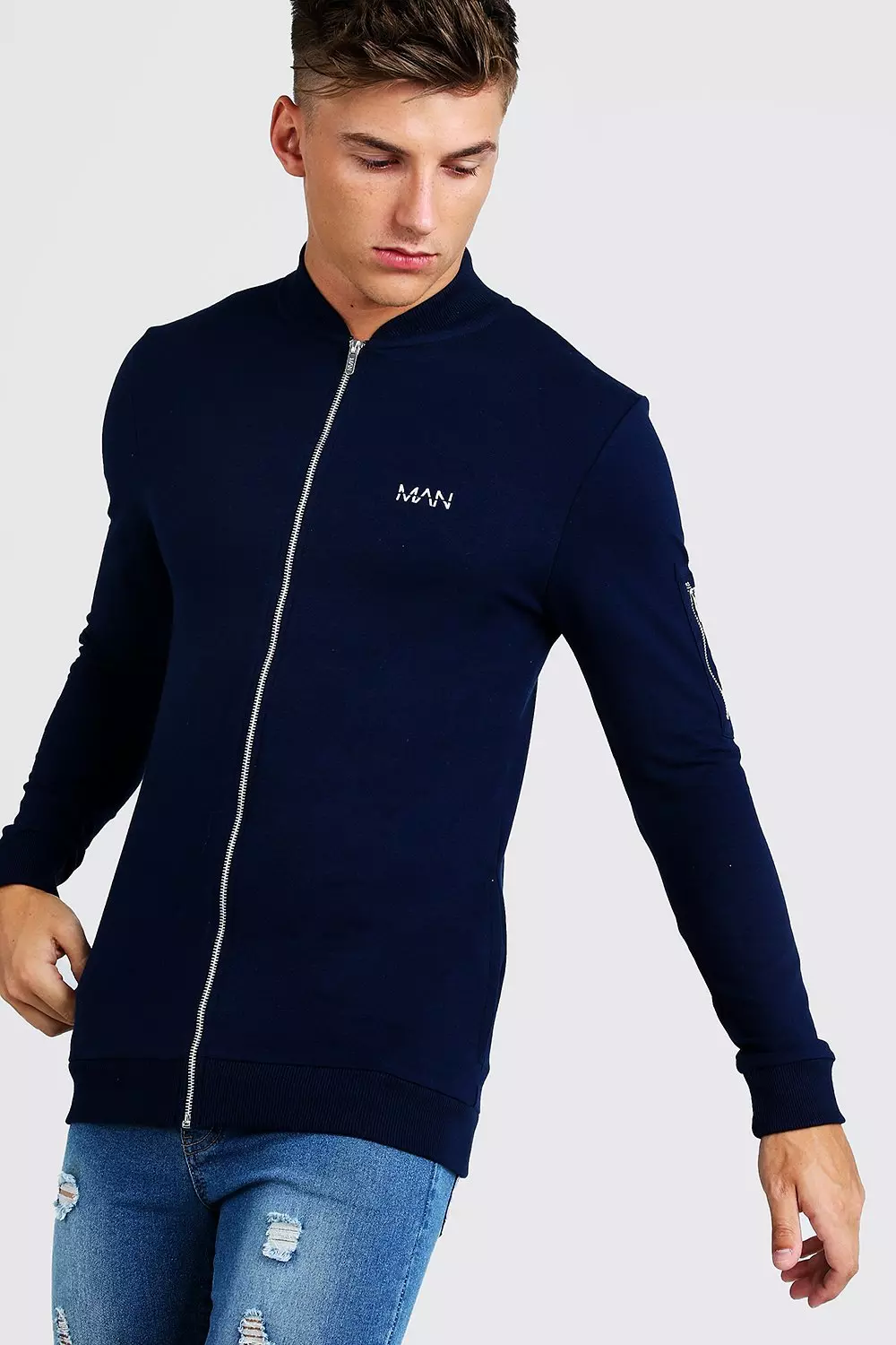 Muscle fit coat best sale