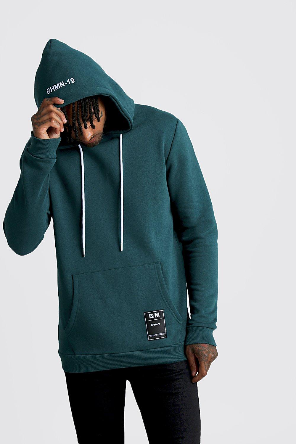 teal hoodie