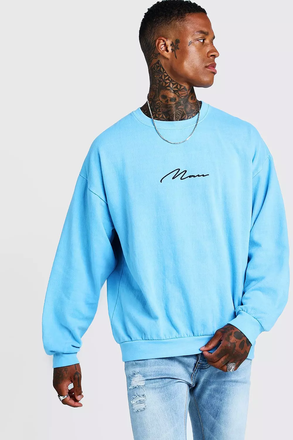 Oversized neon sweatshirt clearance