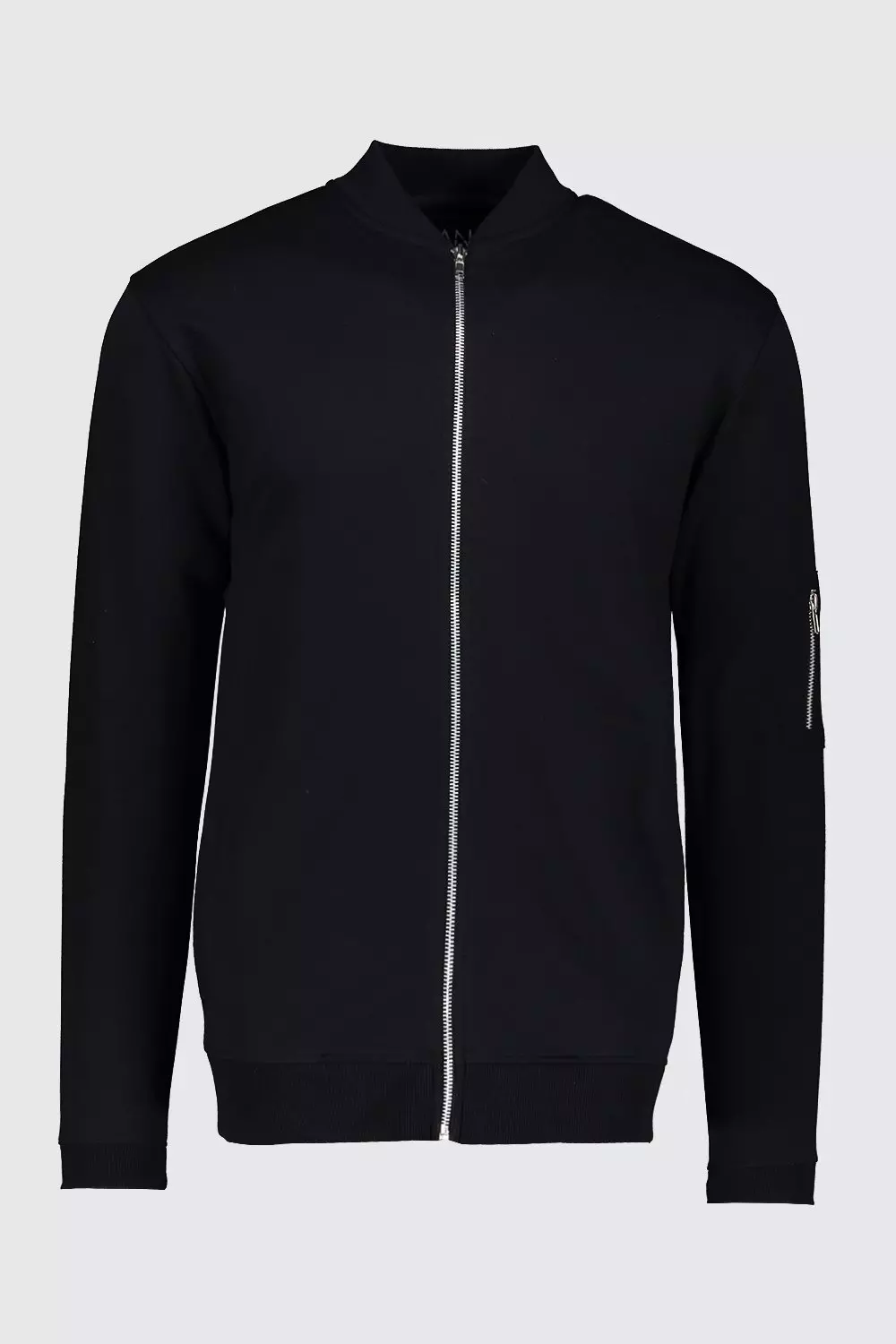 Muscle fit bomber jacket shop