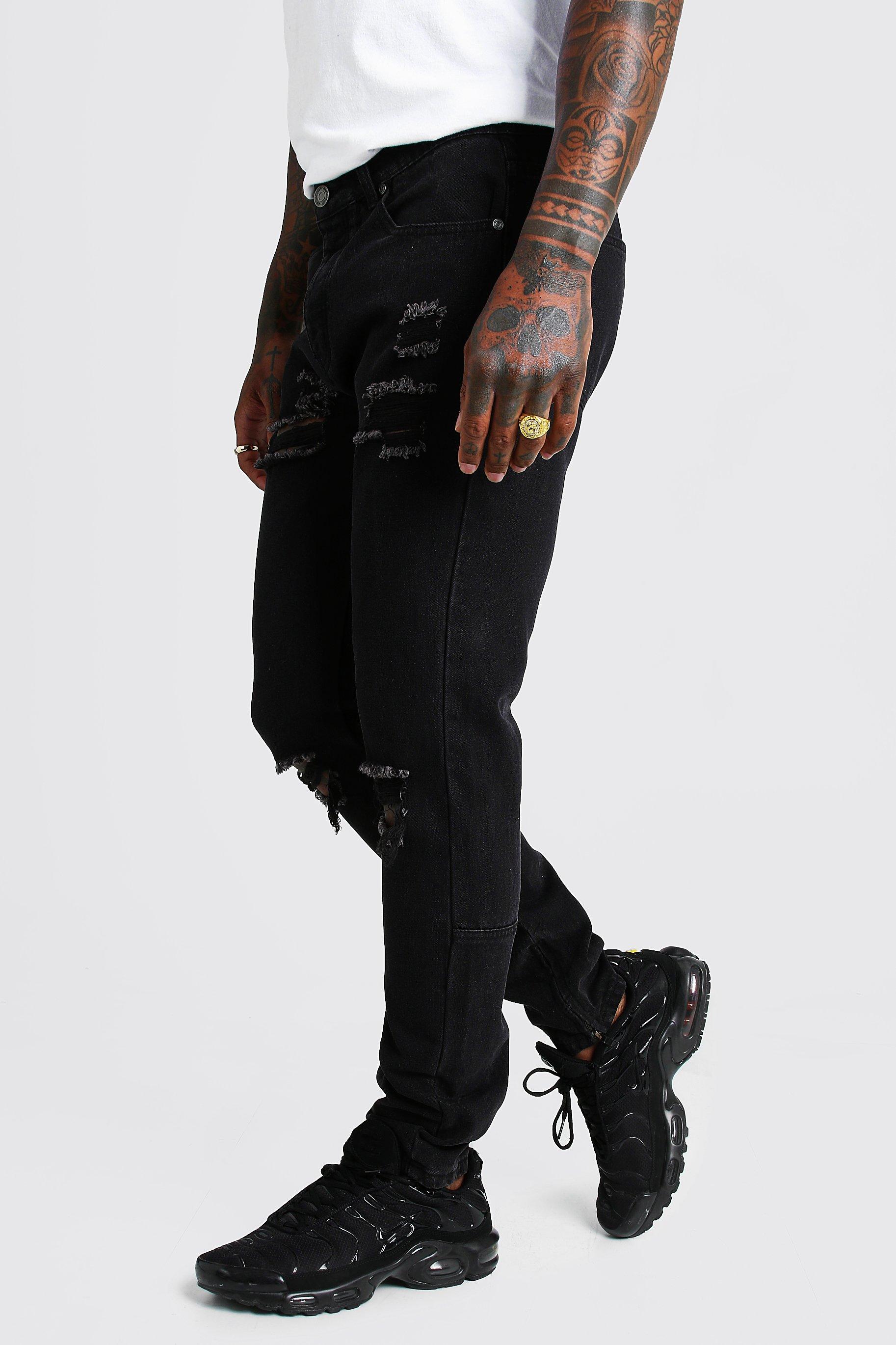 skinny jeans with zips