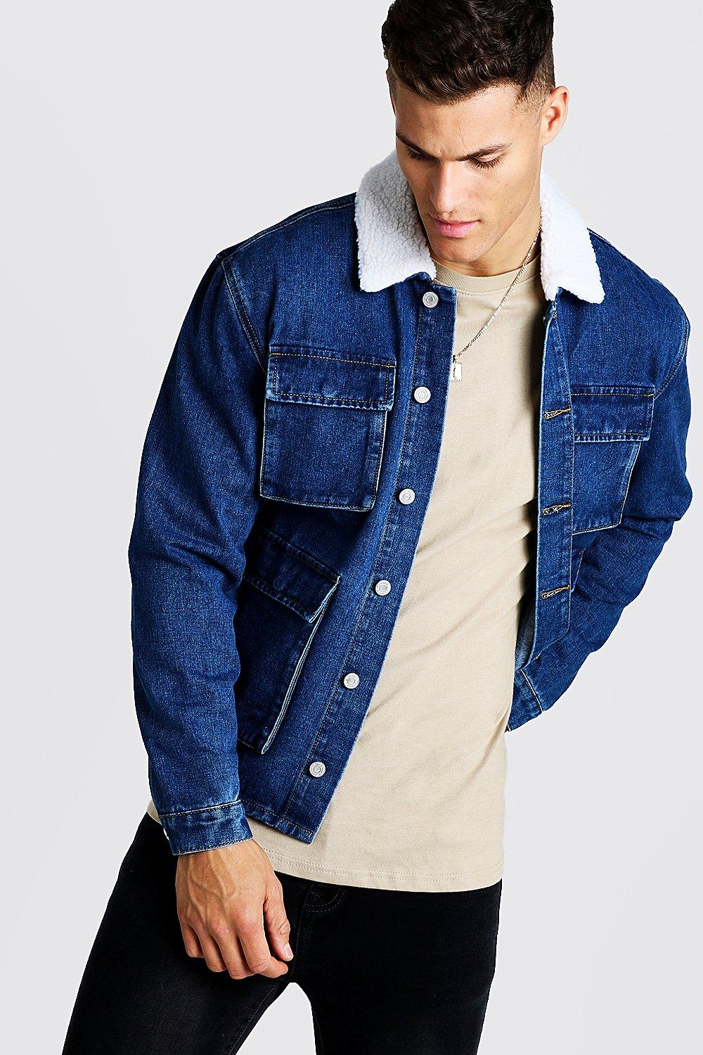 half denim jacket for ladies