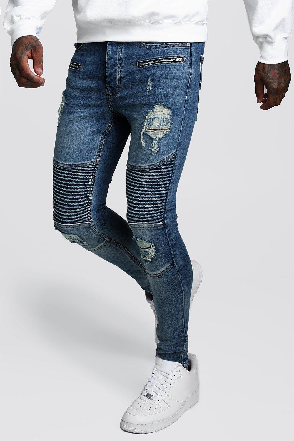 boohooman spray on jeans