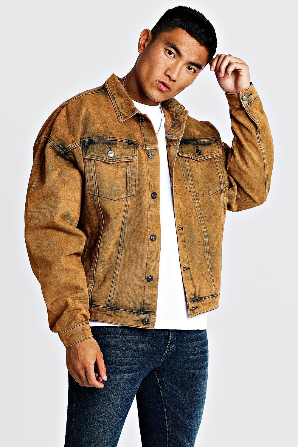 khaki jeans jacket