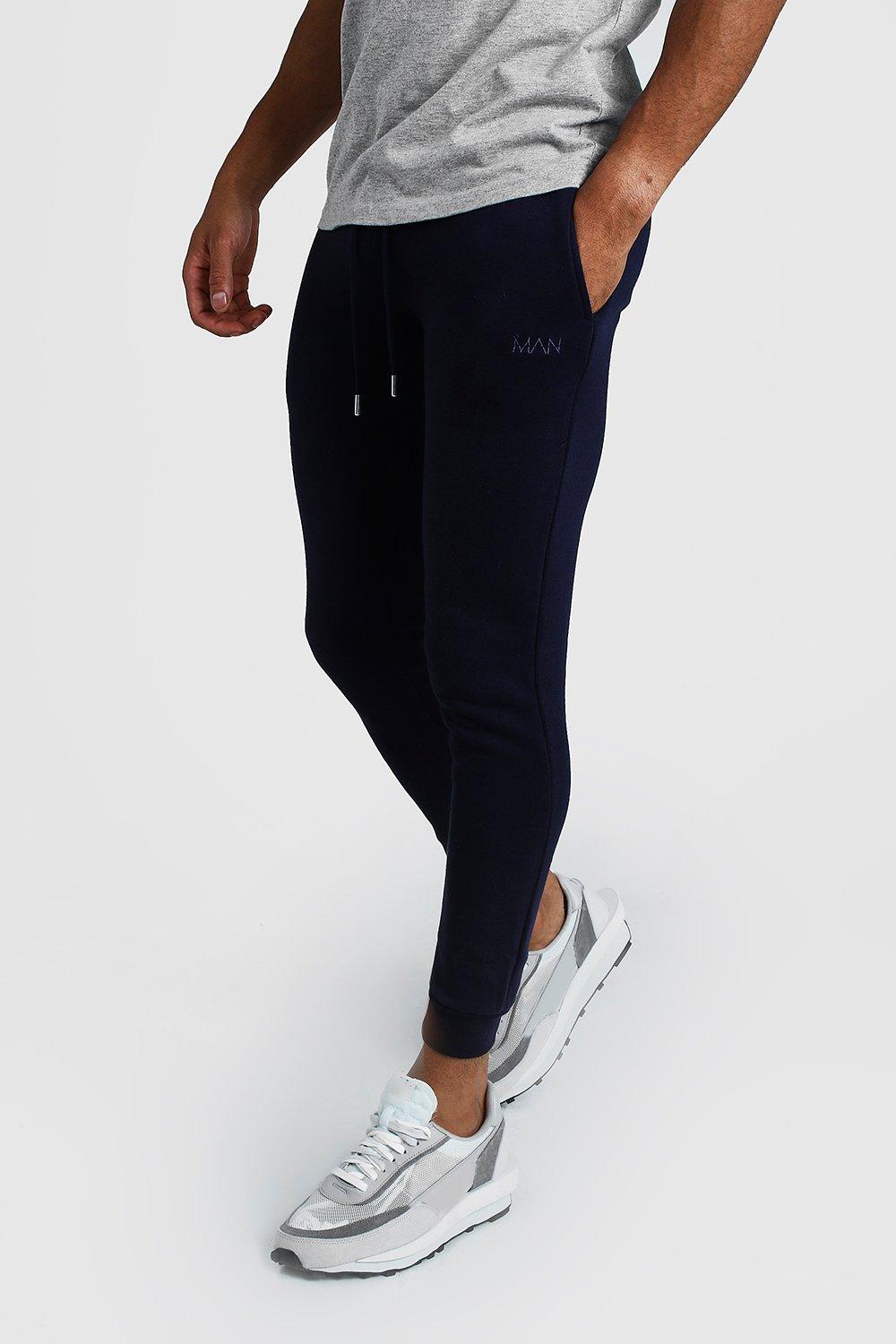 boohooman skinny joggers