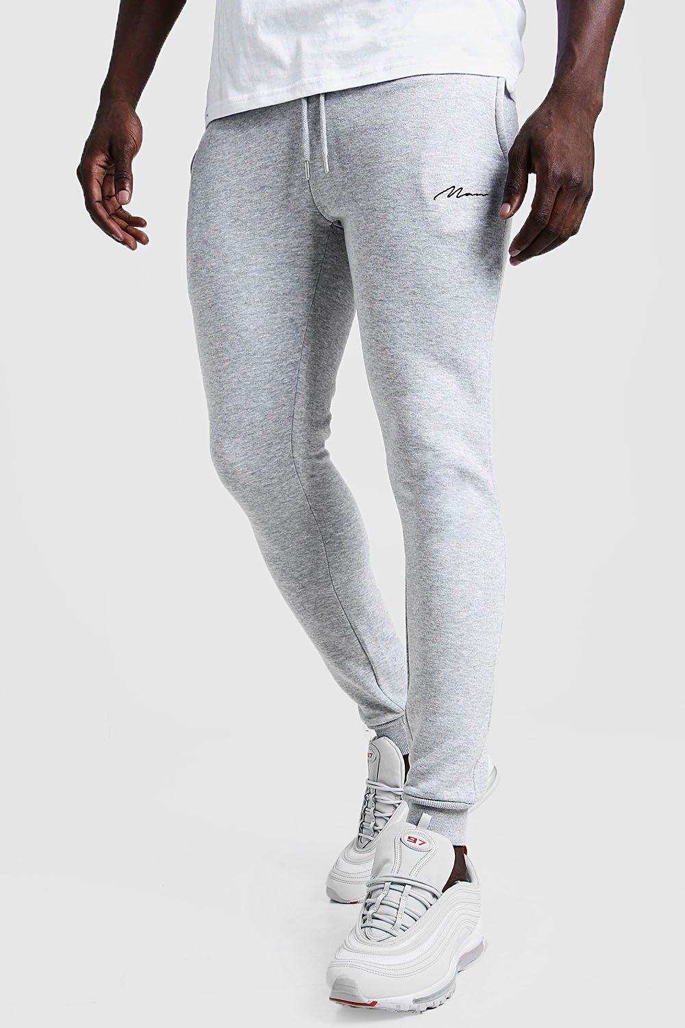 Boohooman super skinny on sale joggers