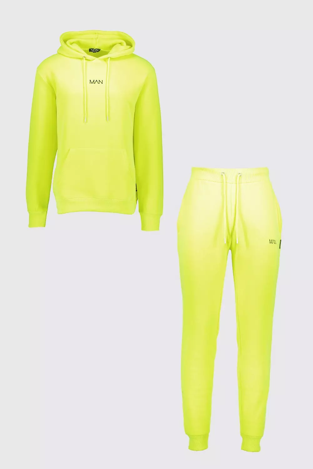 Neon yellow sweatsuit 2025
