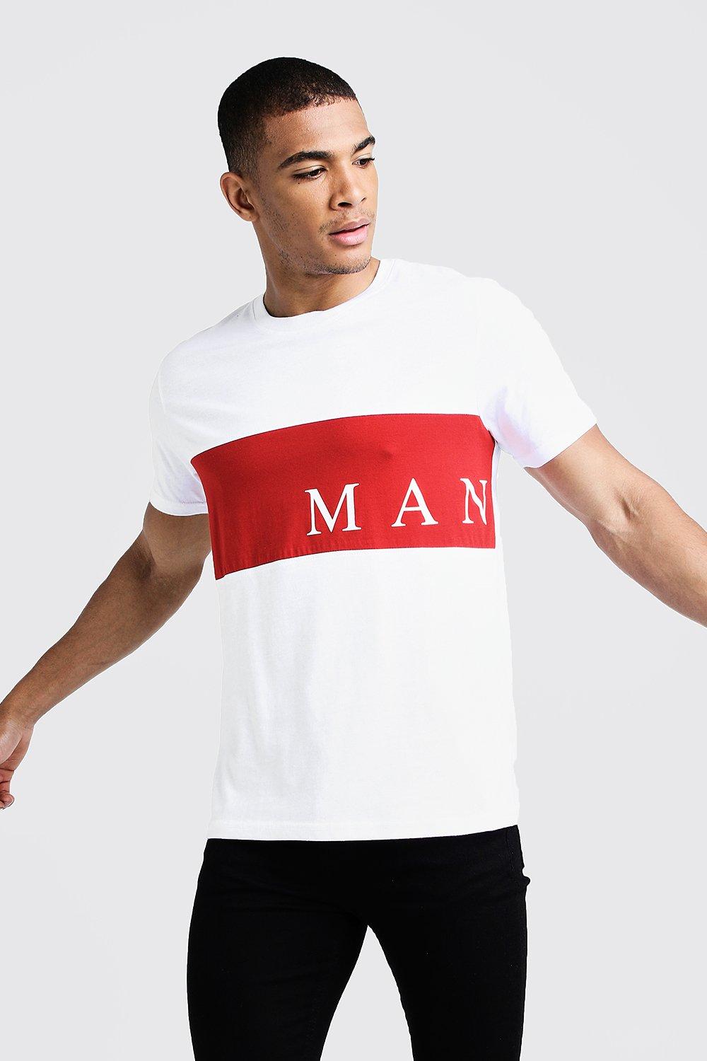boohooman plain white t shirt