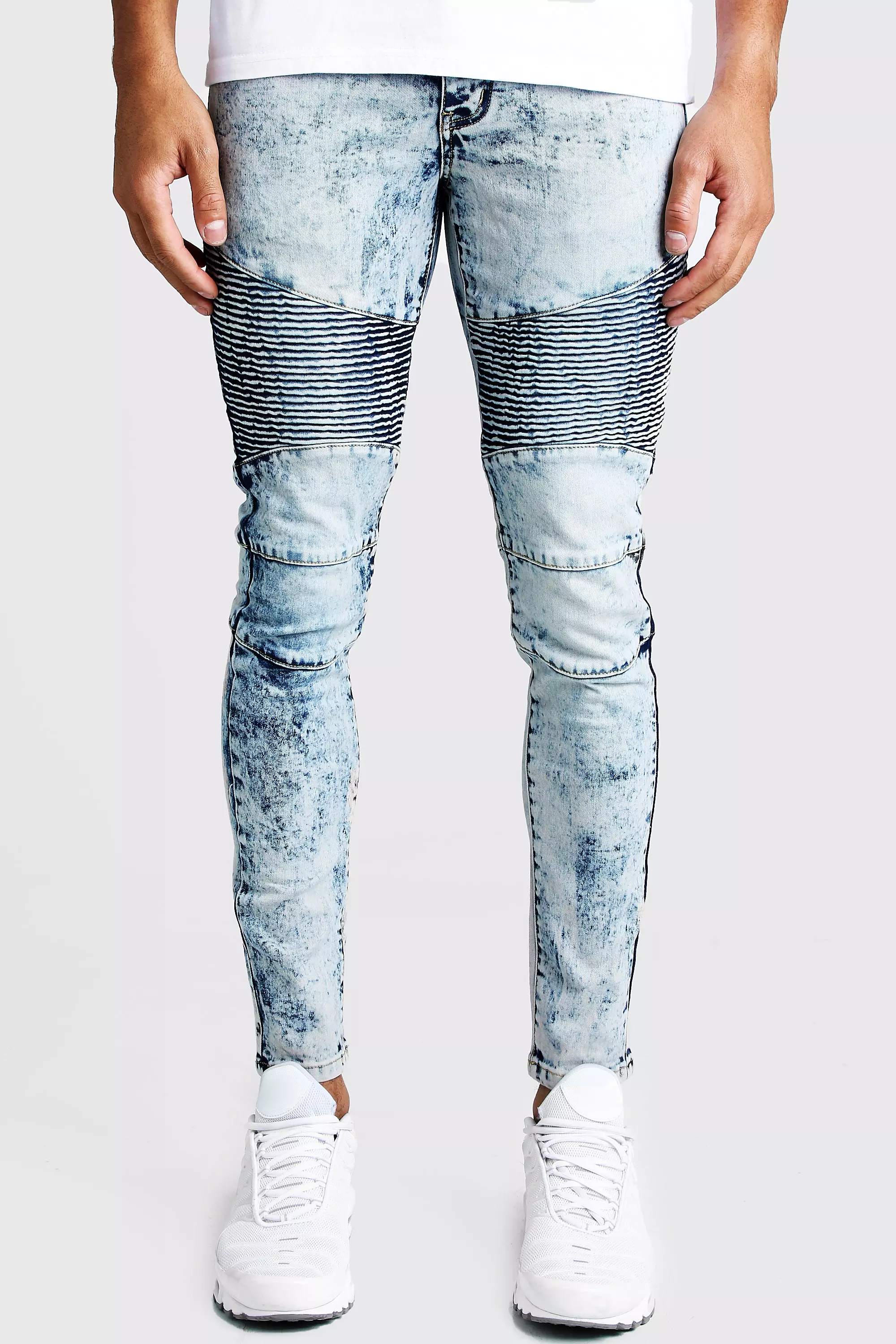 Skinny biker jeans discount