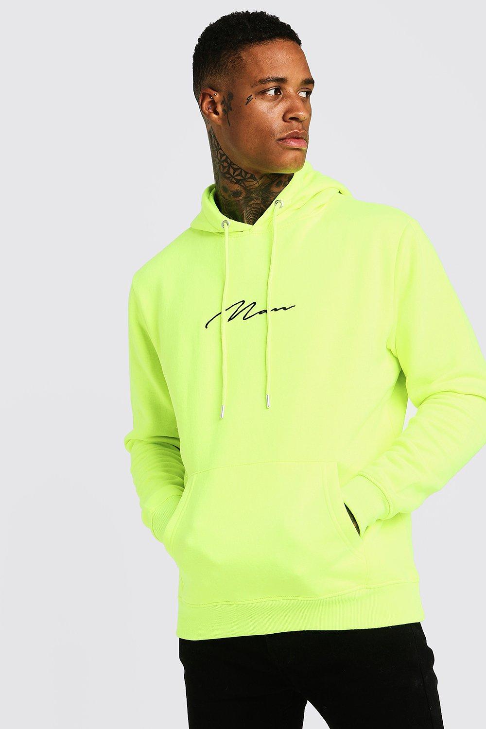 hoodie neon yellow