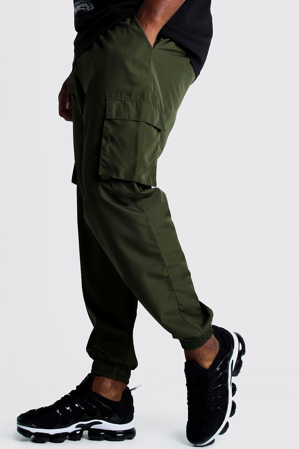 tall khaki joggers