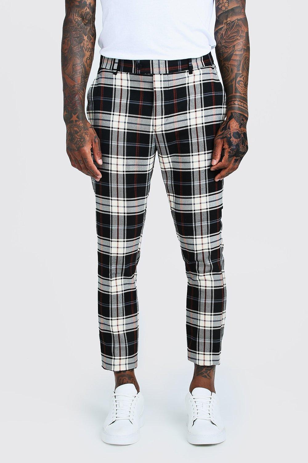 cropped formal trousers