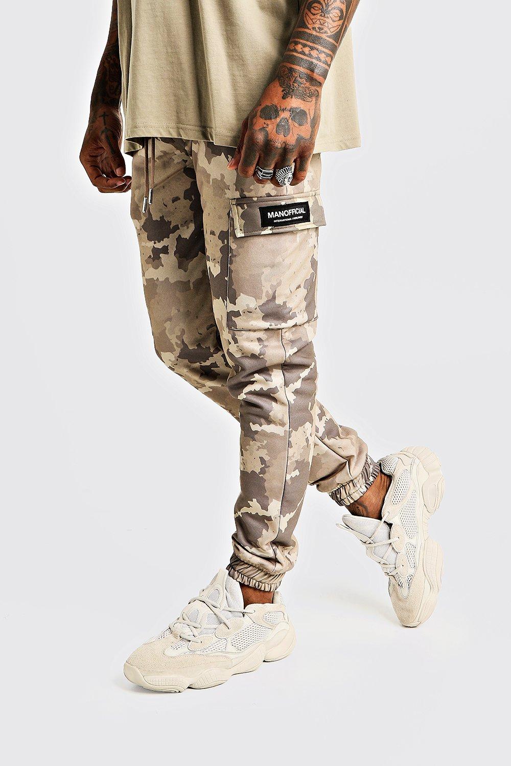 skinny camo cargo pants