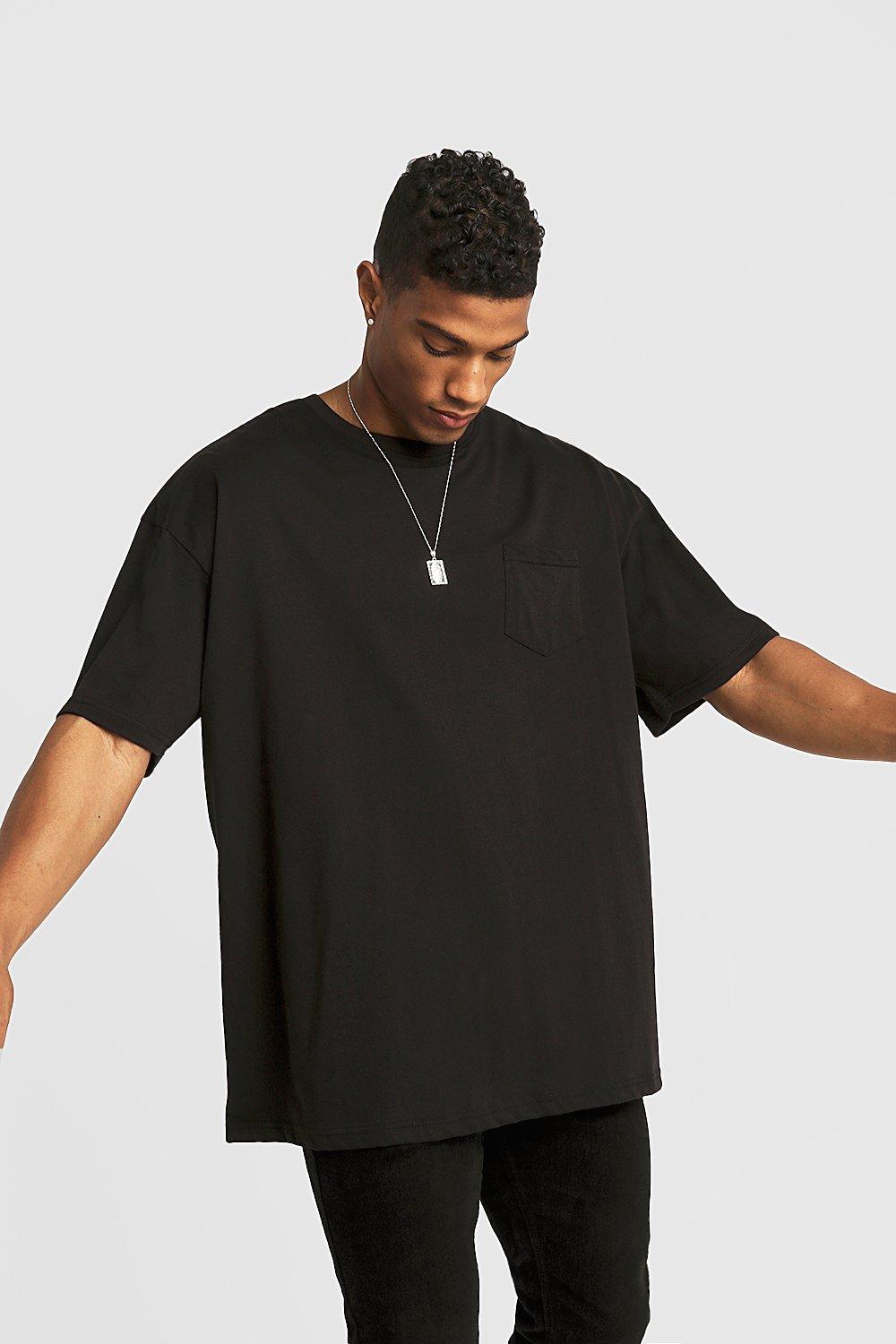 Basic Oversized Rolled Sleeve T Shirt Boohooman