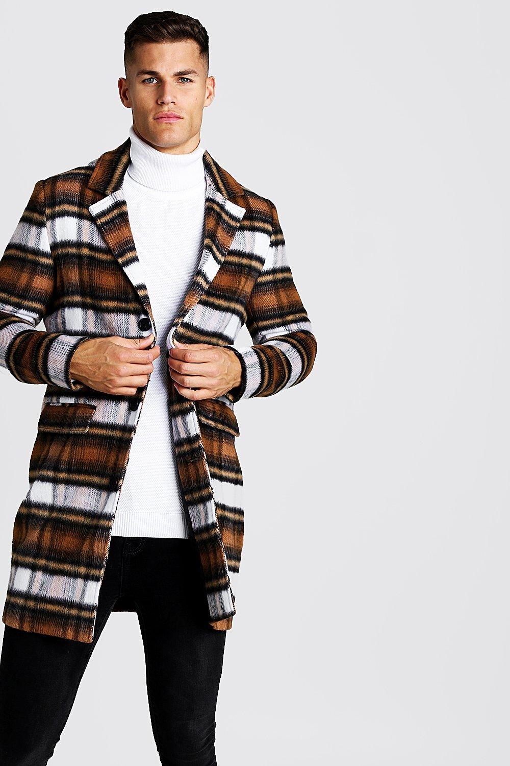 tan wool blend coat
