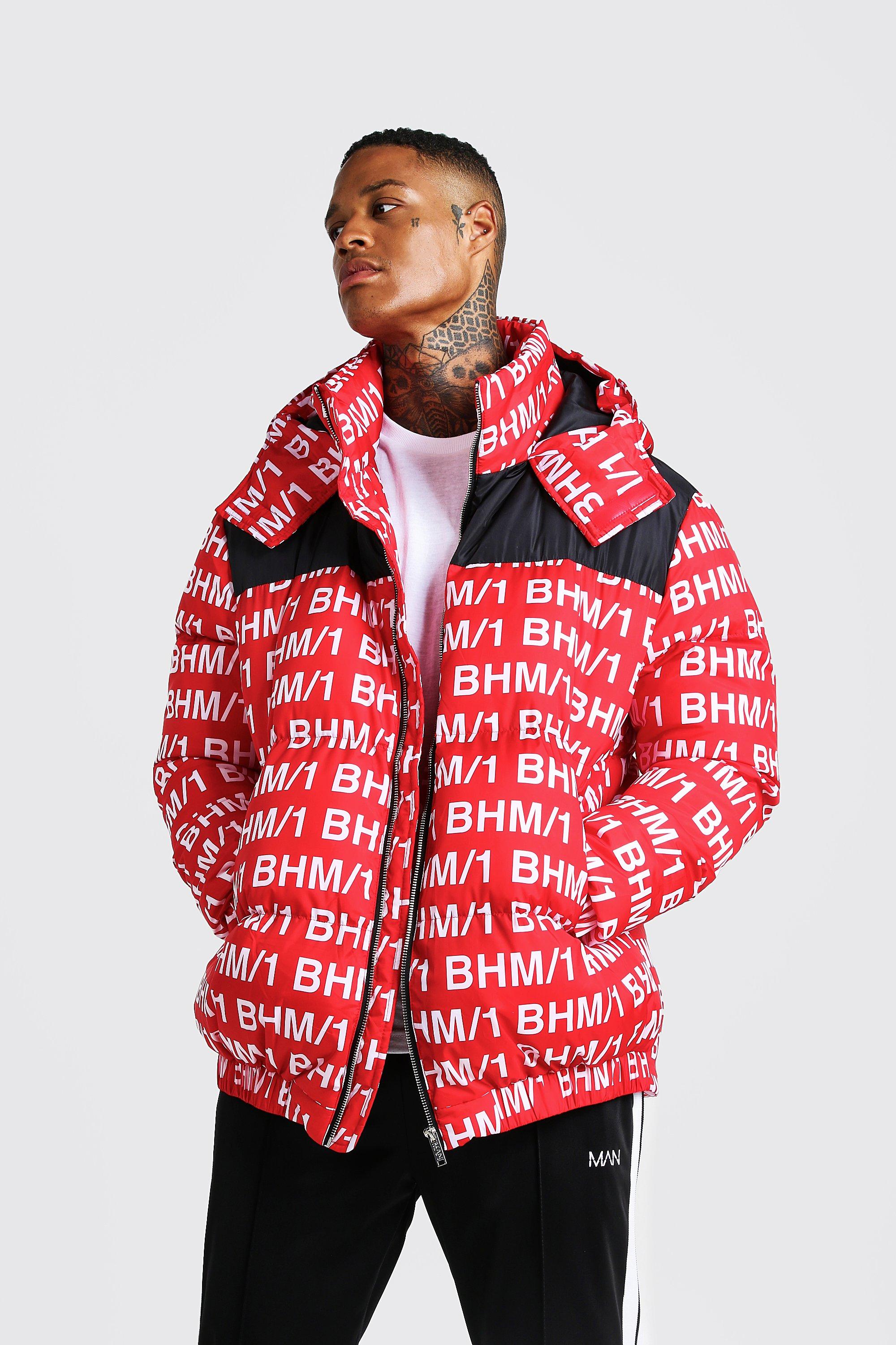 Boohooman hot sale puffer jacket