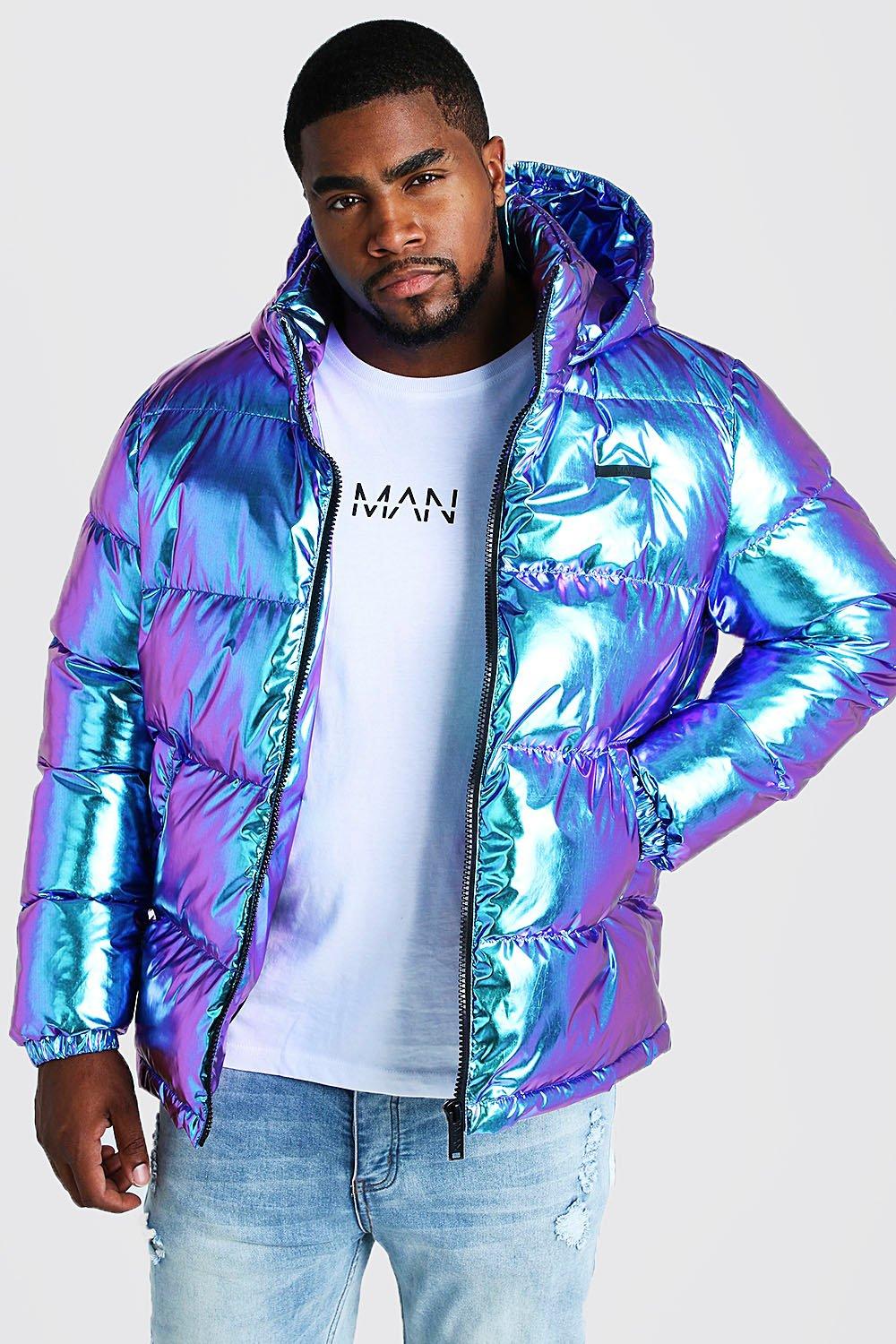 Metallic Puffer Jacket