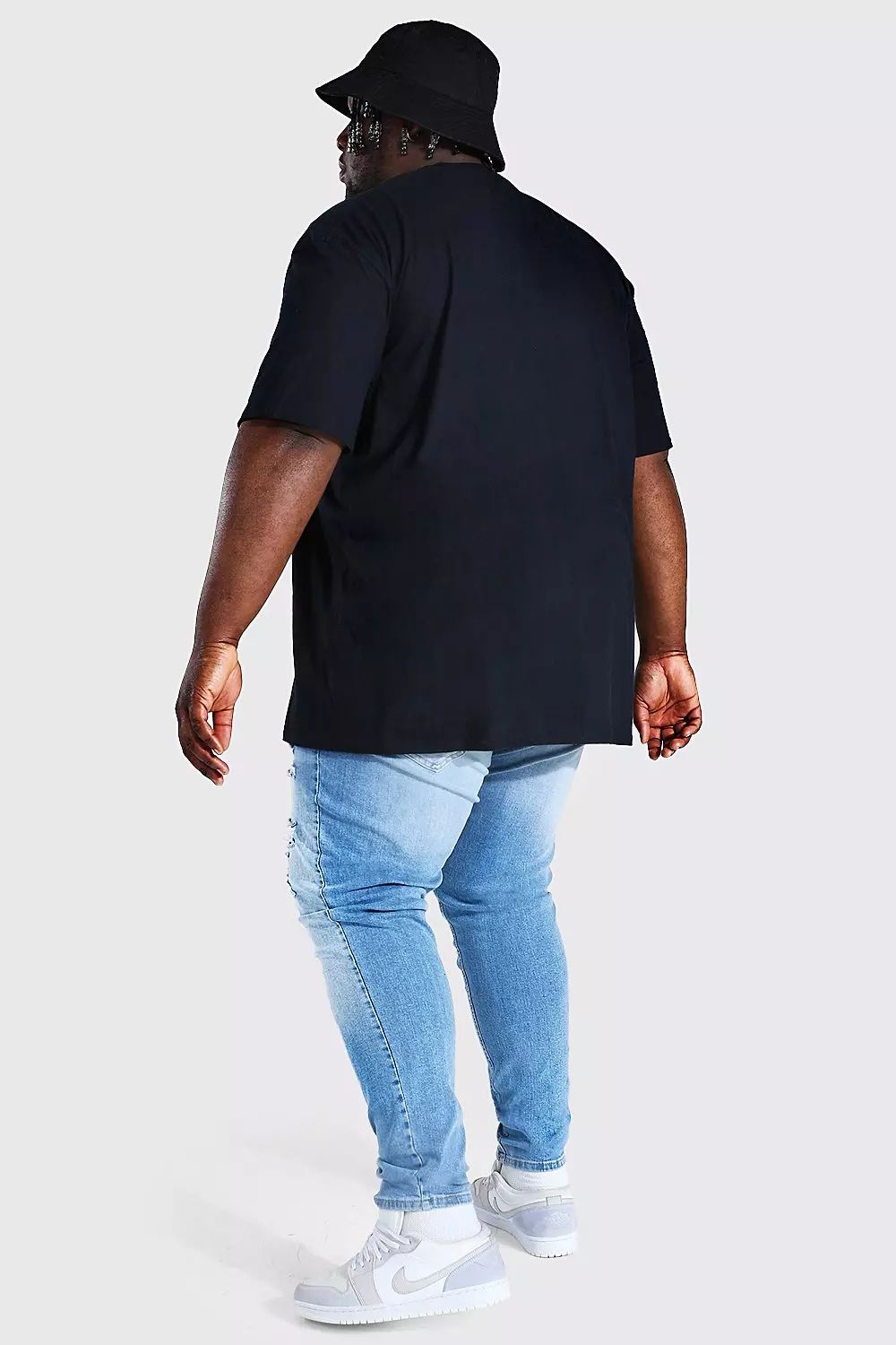 Black Plus Size Tupac License T-Shirt alternative image