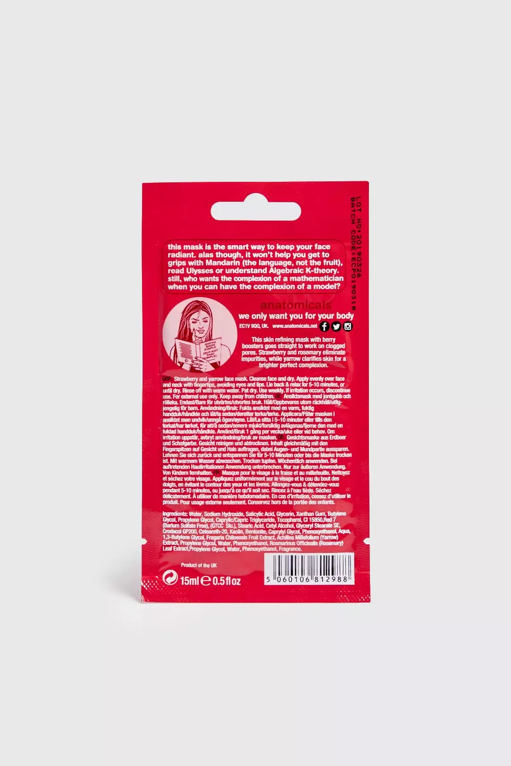 Maschera Viso Alla Fragola E Achillea immagine alternativa