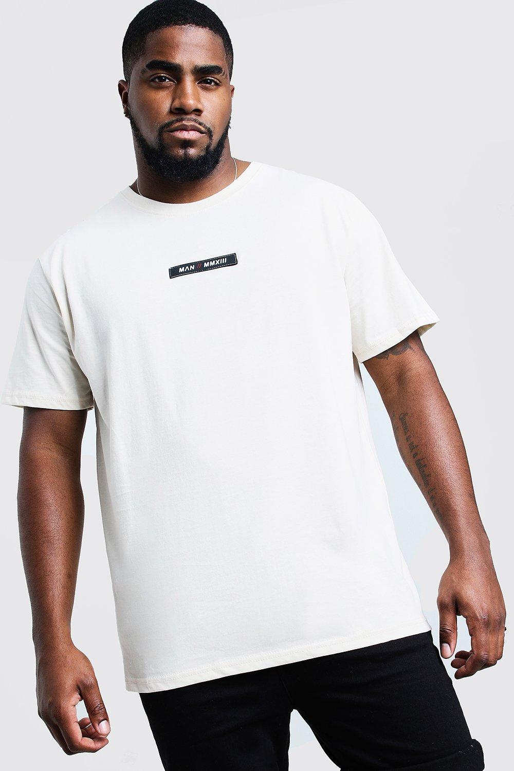 Big Tall Branded T Shirt With Back Print Boohooman