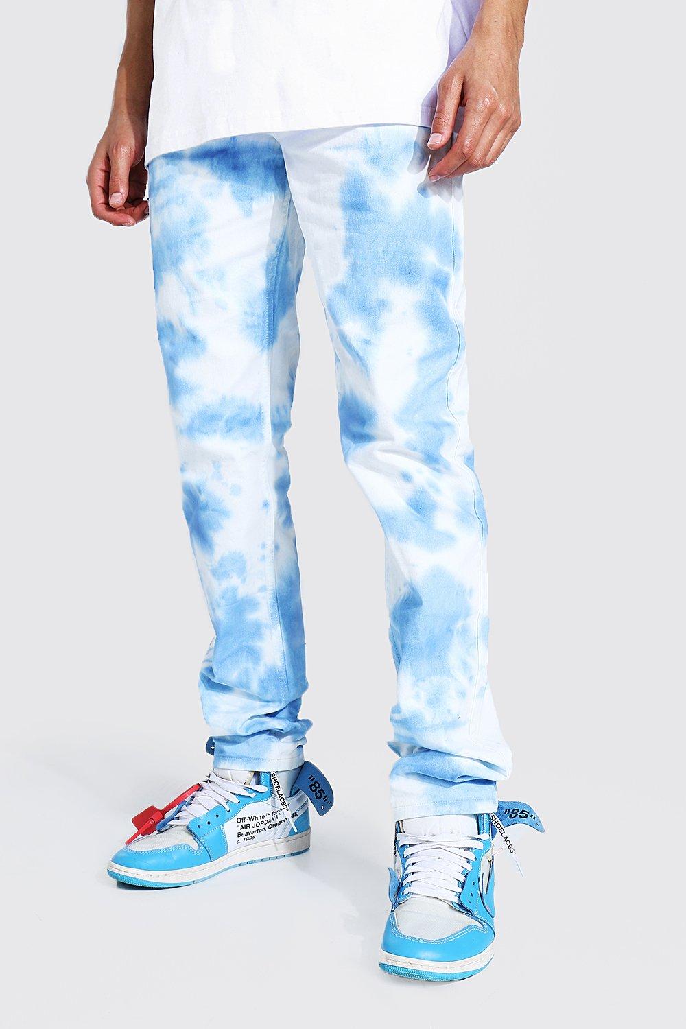 Straight-Leg Jeans in Tie-Dye Denim | 30 | Generation78