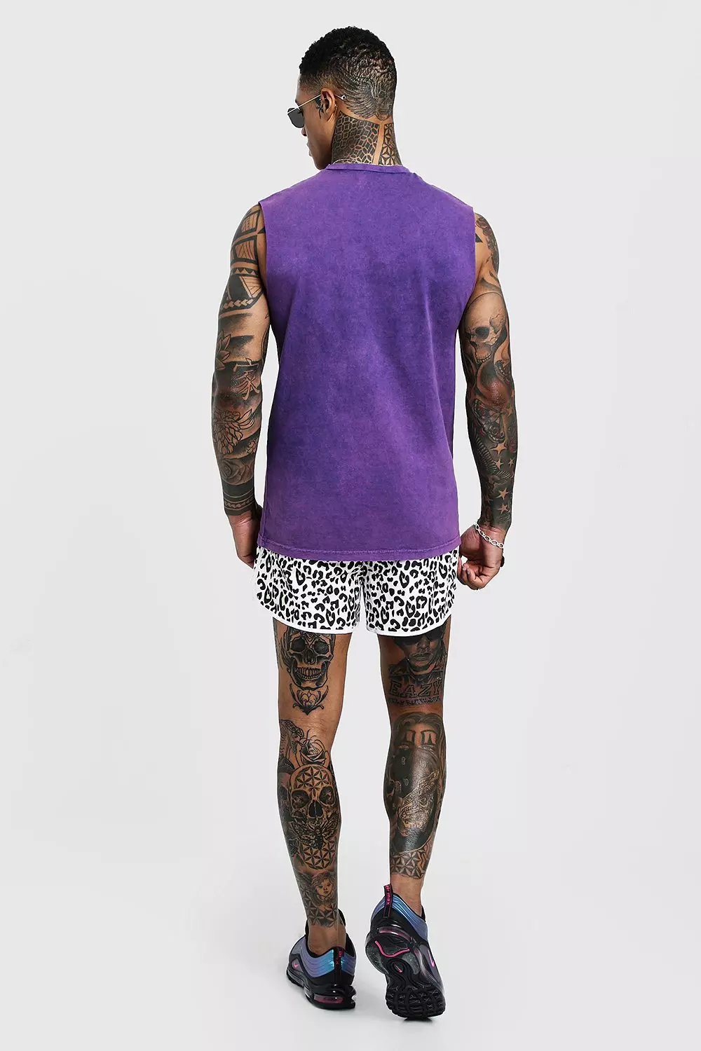 Official MAN Acid Wash Drop Armhole Tank alternative image