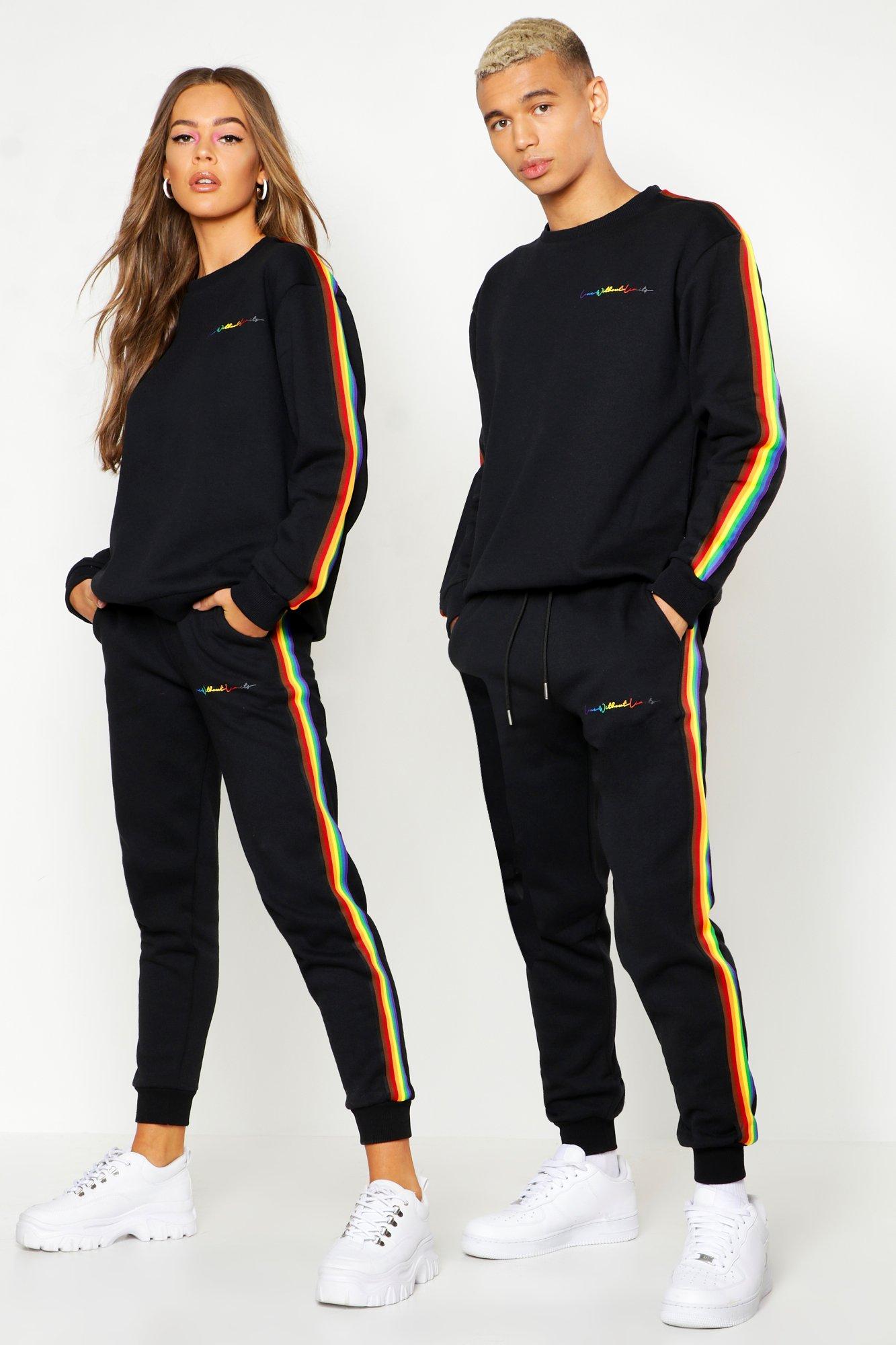 Rainbow tracksuit store