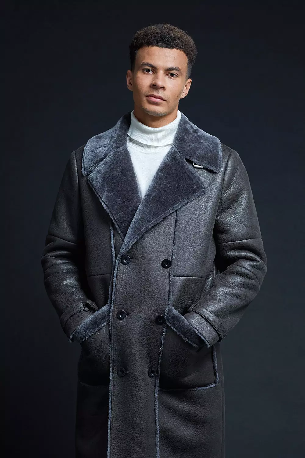 Premium Veste aviateur longue doublée synthétique autre image