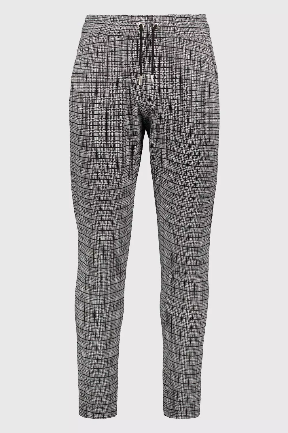 Window Pane Check Smart Jogger Pants boohooMAN USA